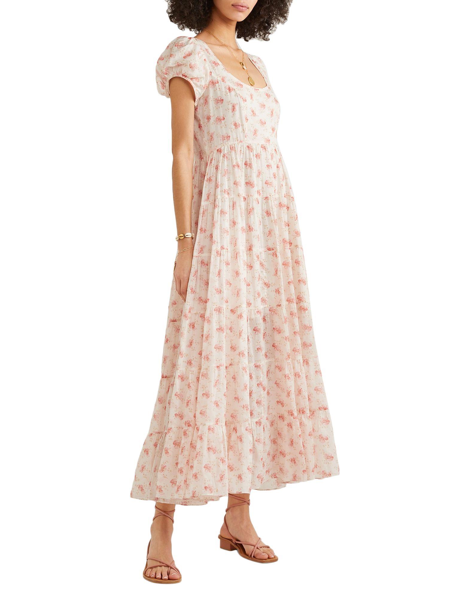 Doen Ruby Tiered Floral-print Cotton ...