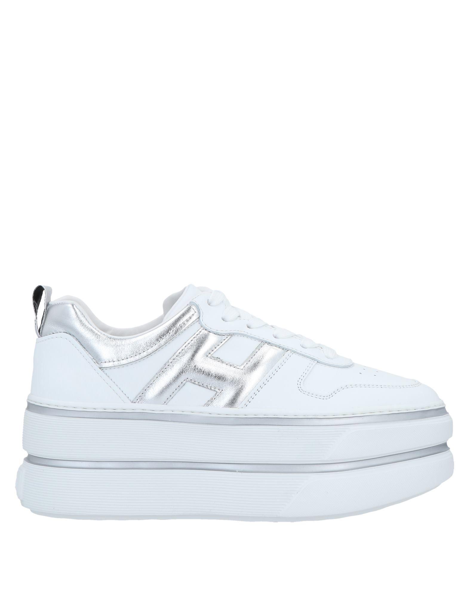 Hogan Leather Sneakers in White | Lyst