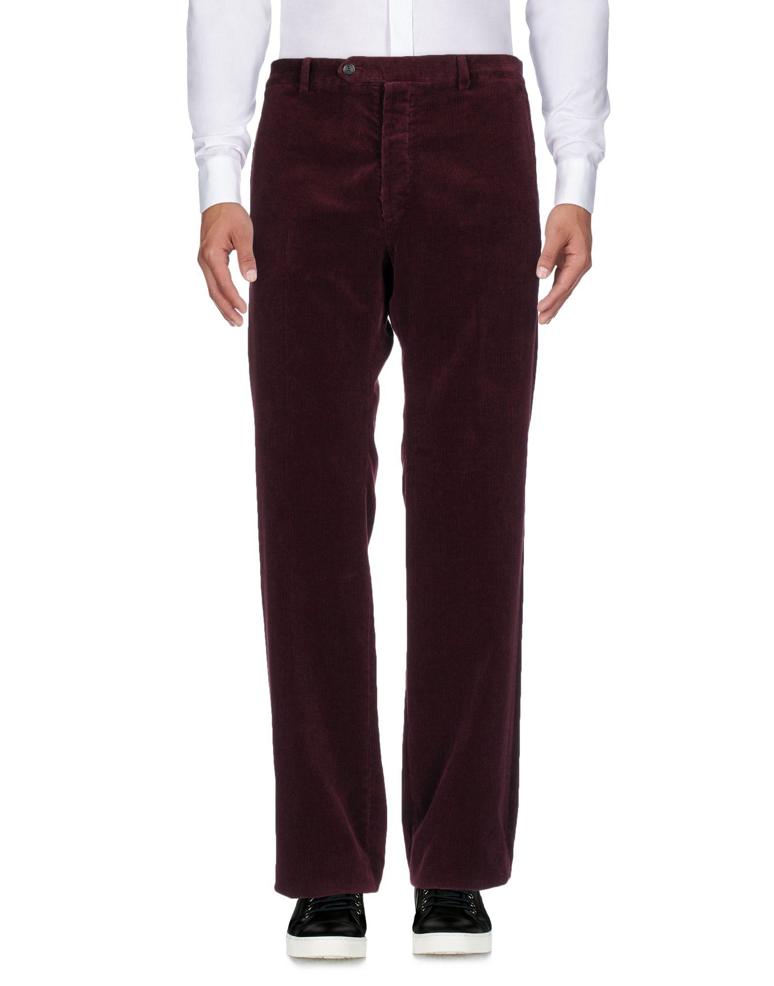Valentino Velvet Casual Pants in Deep Purple (Purple) for Men Lyst