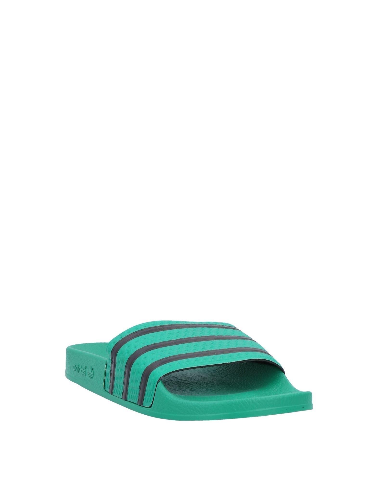 adidas slides green