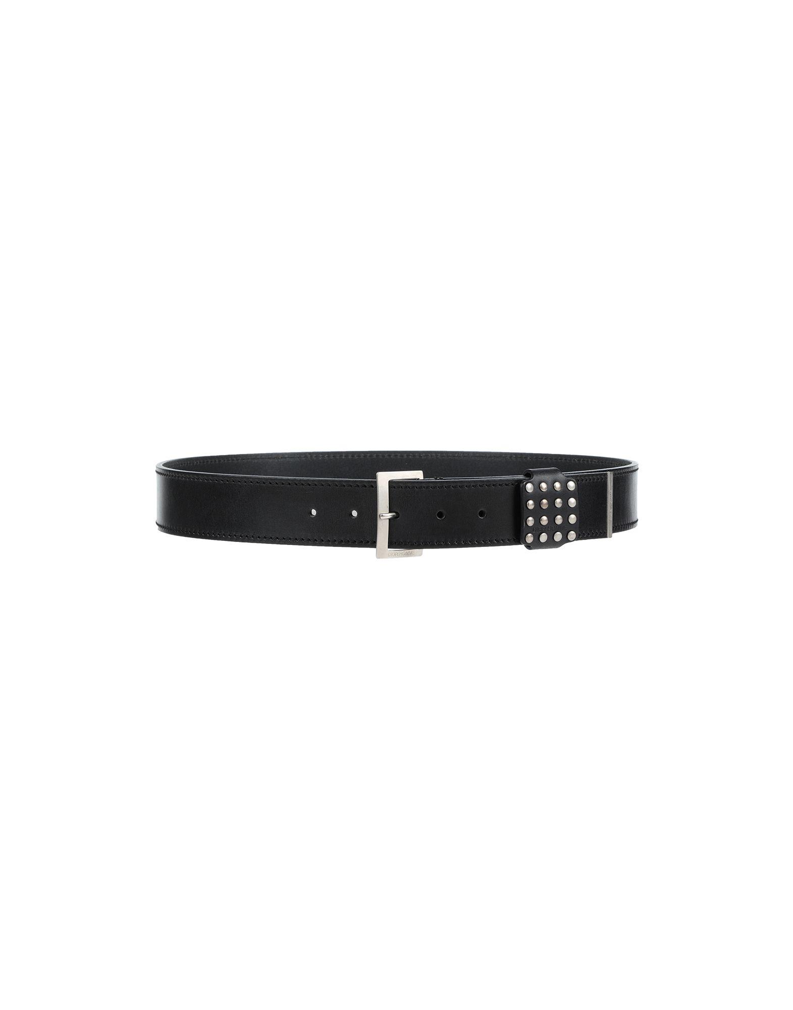Dior Leather Belt in Black for Men - Lyst