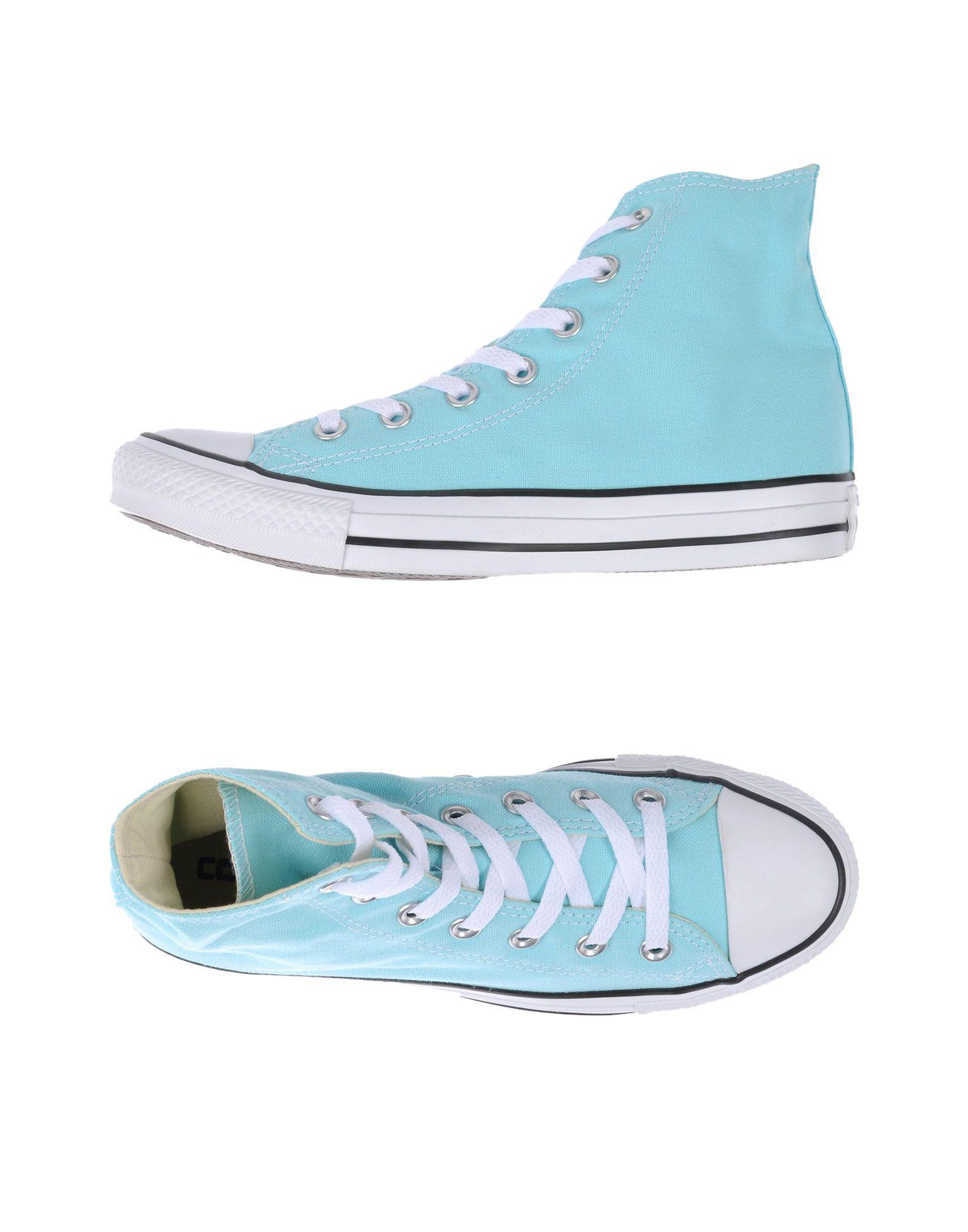 sky blue converse high tops