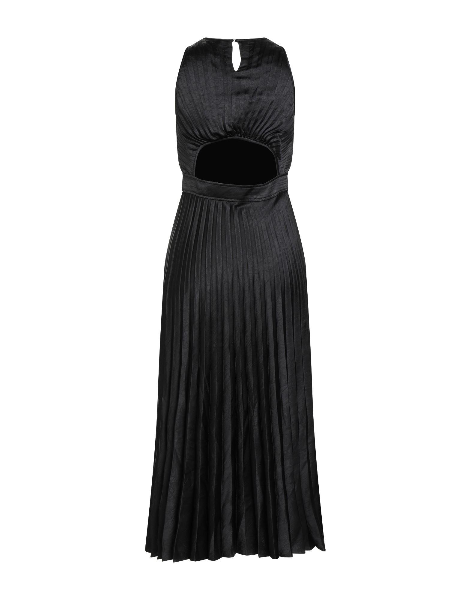 knee length dresses for ladies SANDRO KNIT MAXI DRESS WITH STUDS- Beige