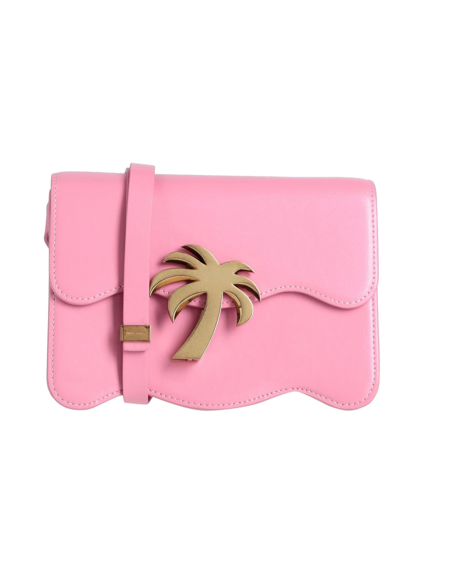 バッグ・カバンその他 PALM ANGELS Woman Mini bag Fuchsia PWNQ017E23LEA001 3272 Buy Palm Angels Mini Padlock Bag 'Lilac/White