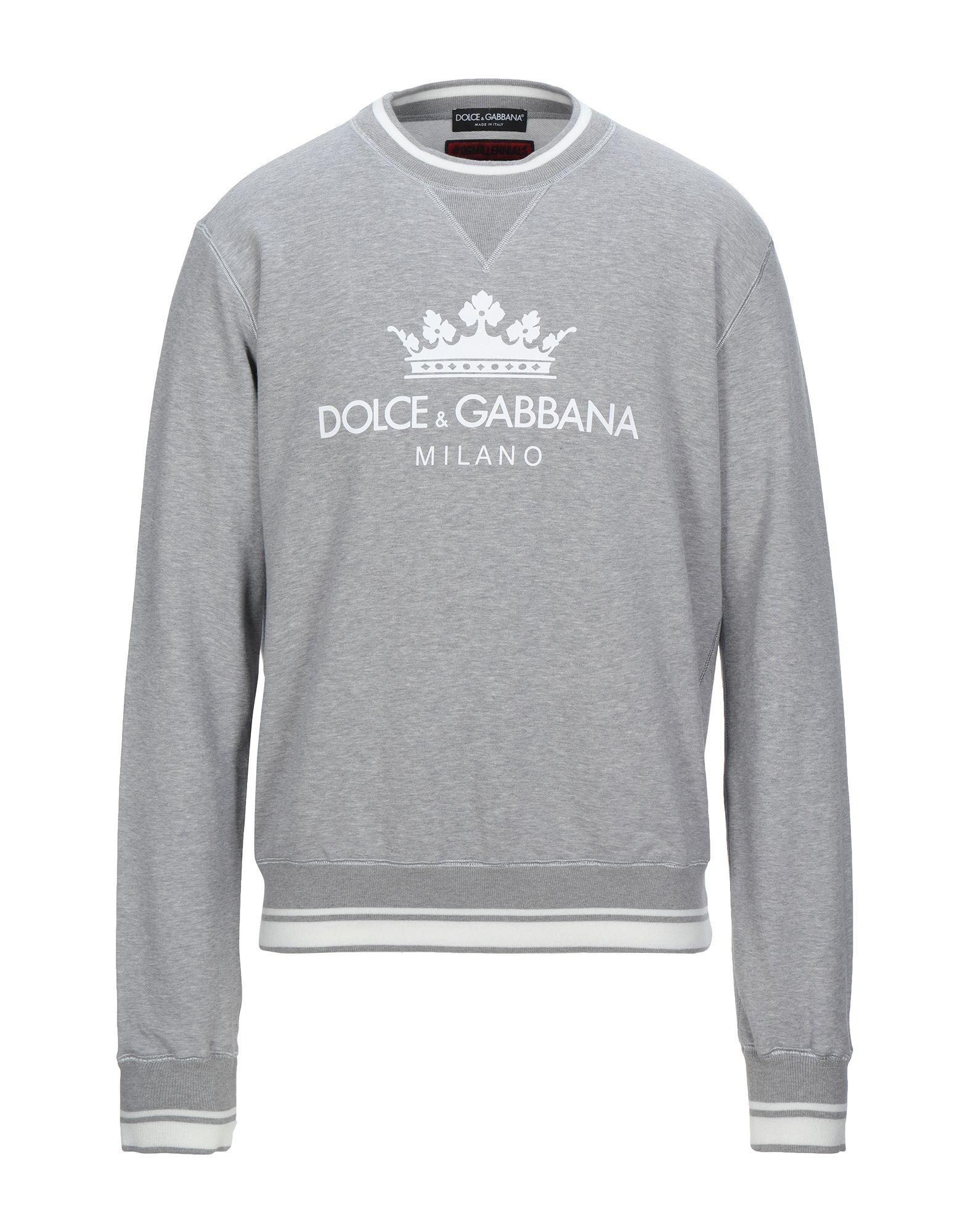 dolce and gabbana milano logo crew sweatshirt