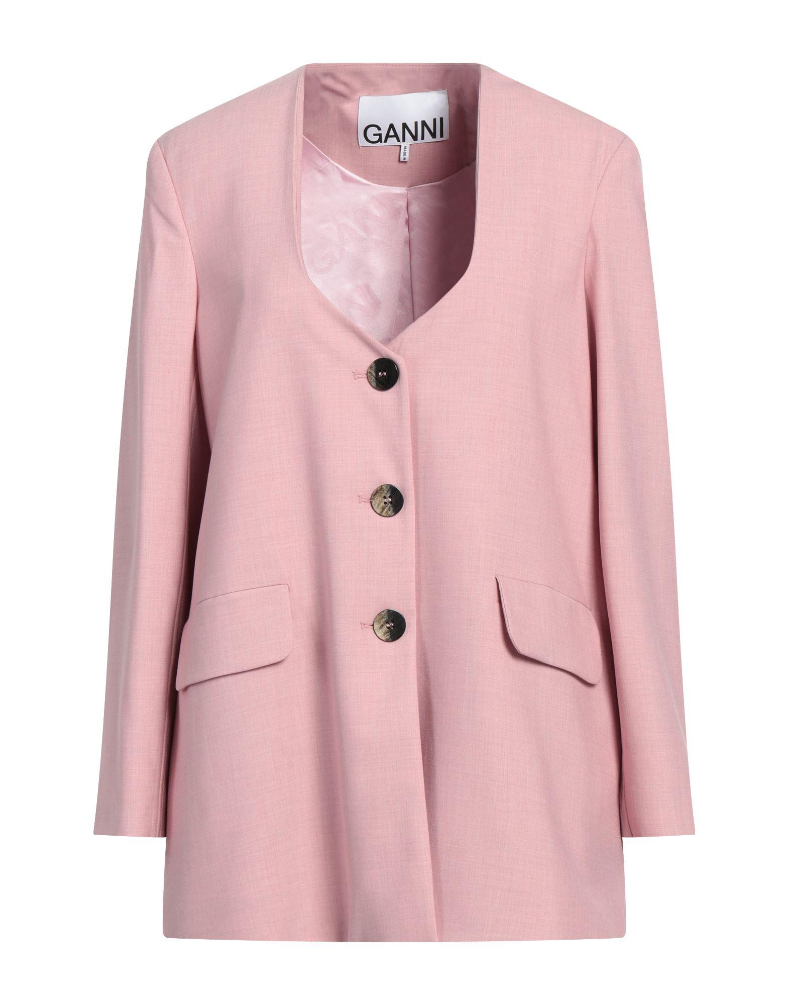 Ganni Blazer in Pink Lyst