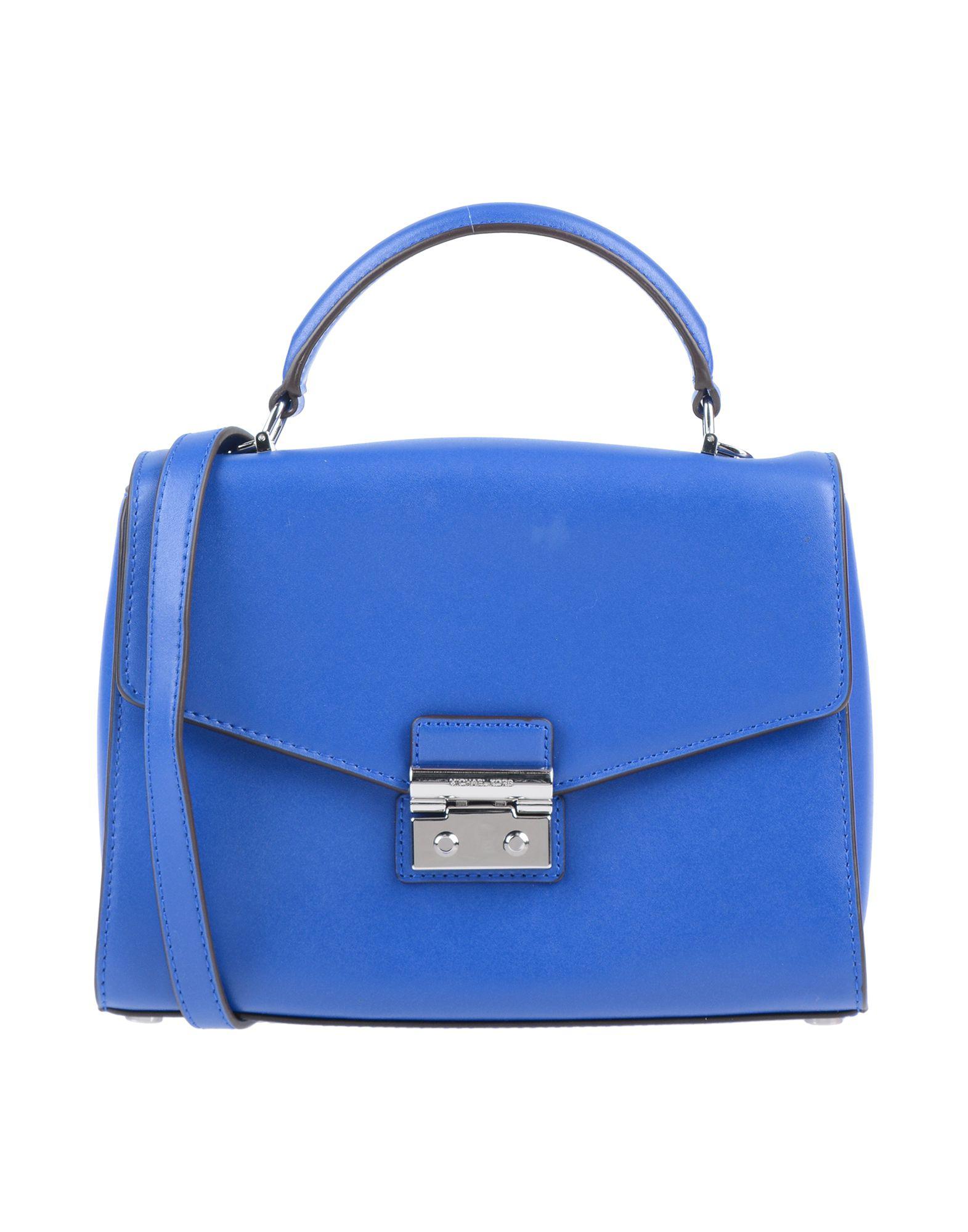 bright blue michael kors bag