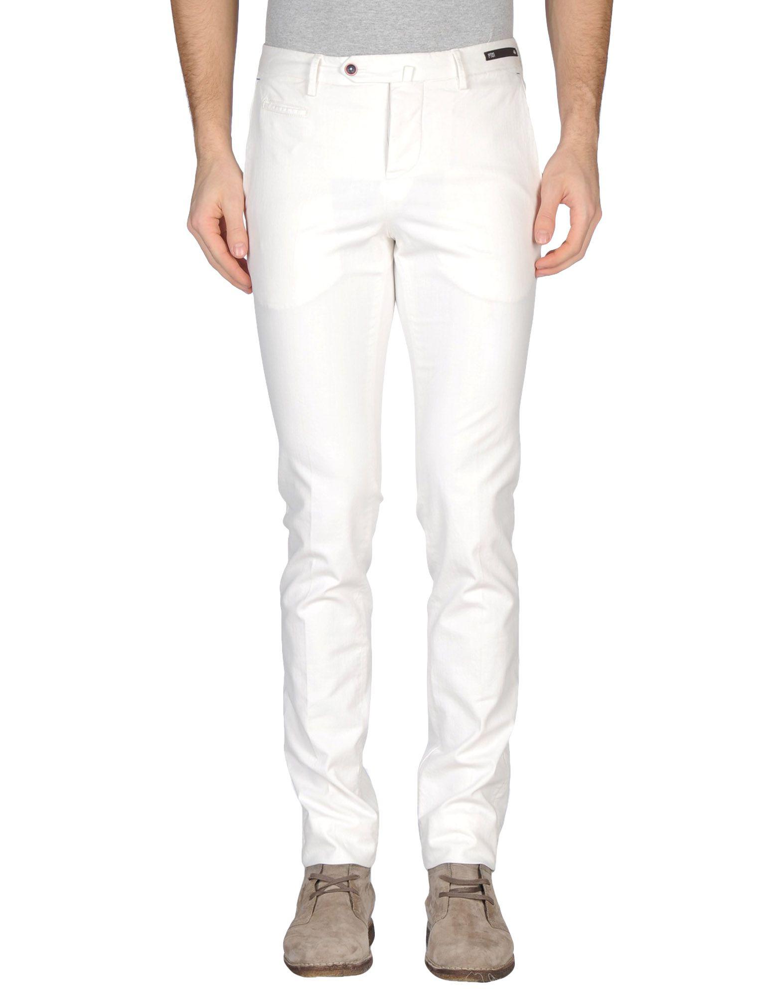 PT01 Casual Pants in White for Men Lyst