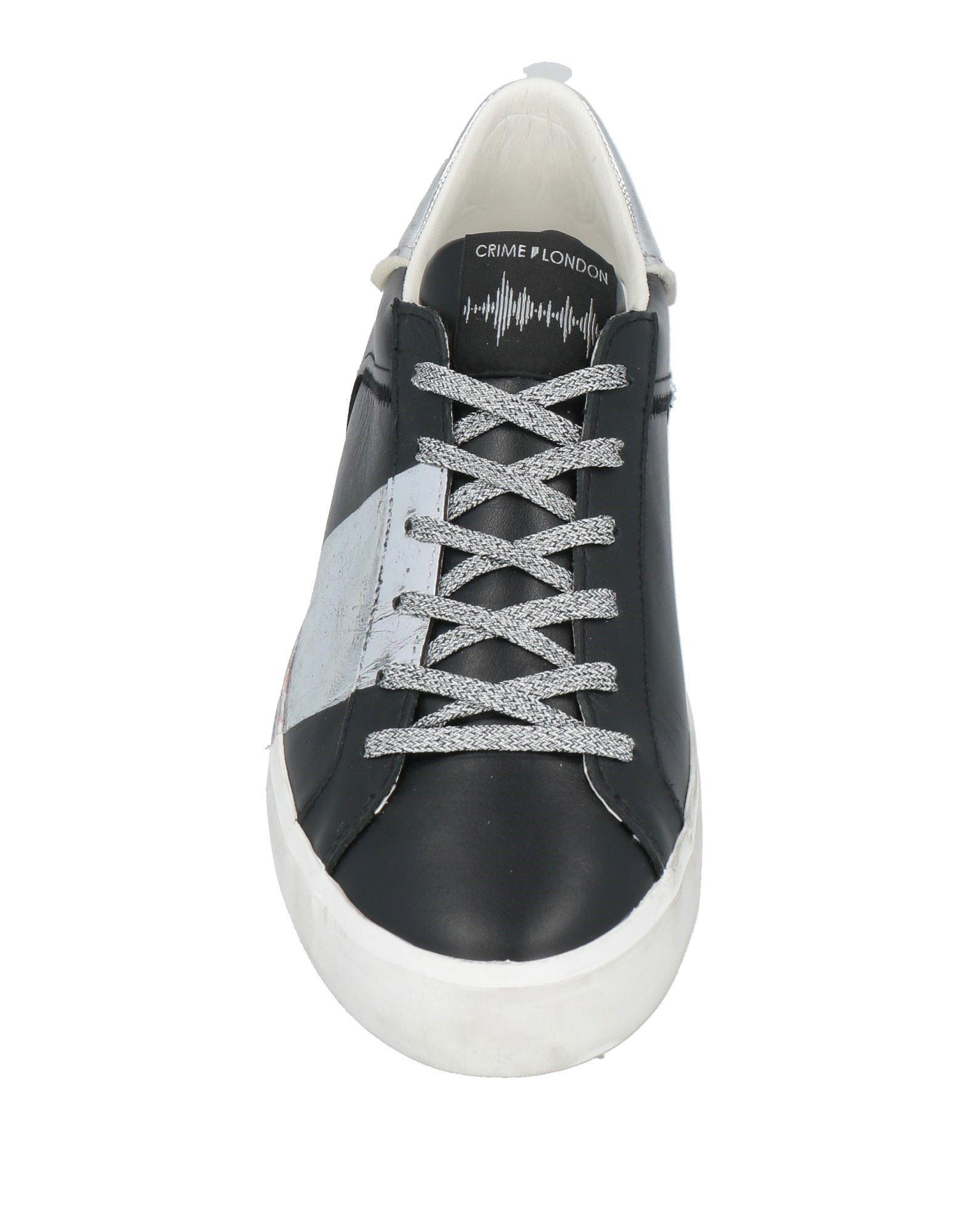 Crime London Sneakers in Black | Lyst