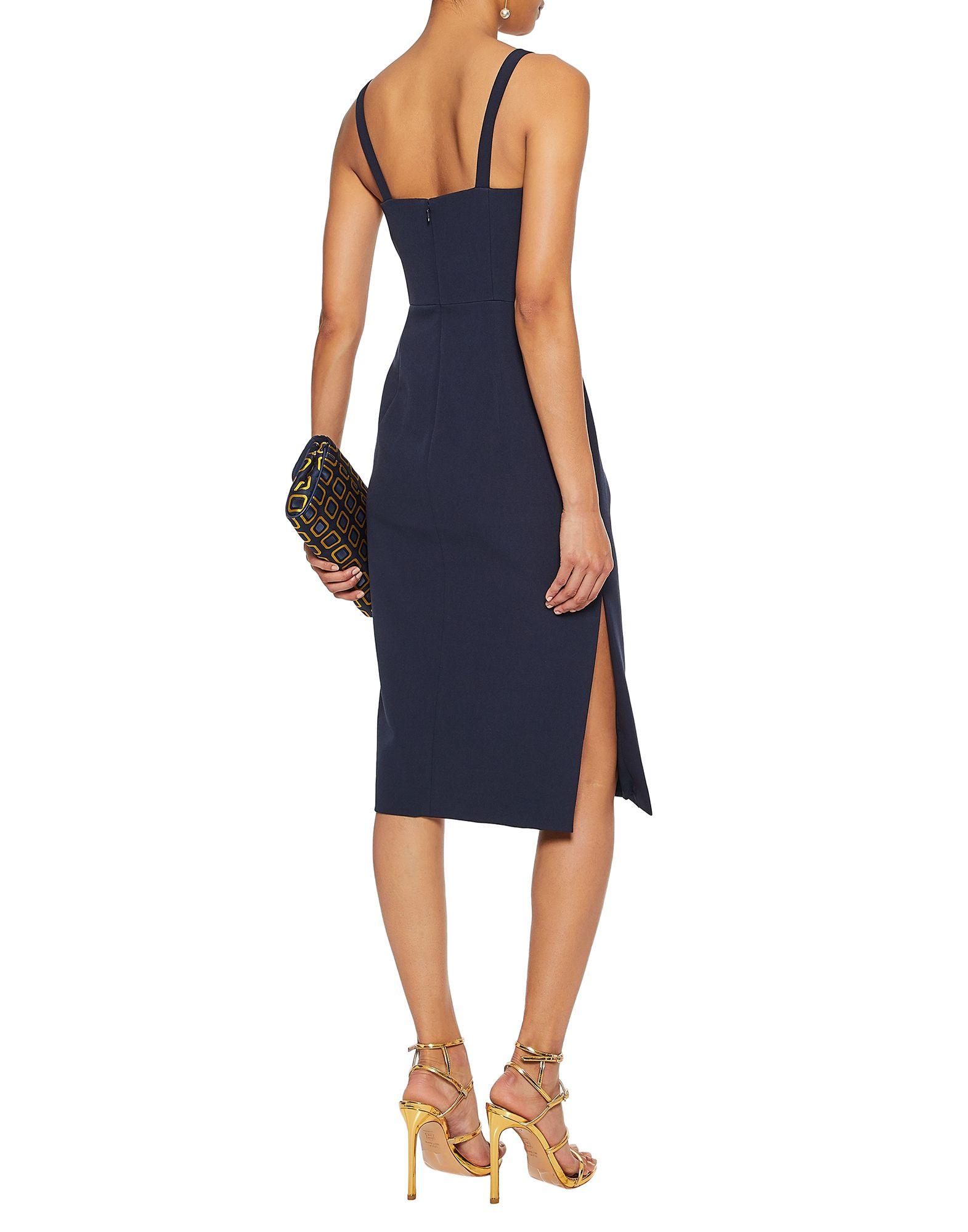 MILLY Knee-length Dress in Dark Blue (Blue) - Lyst