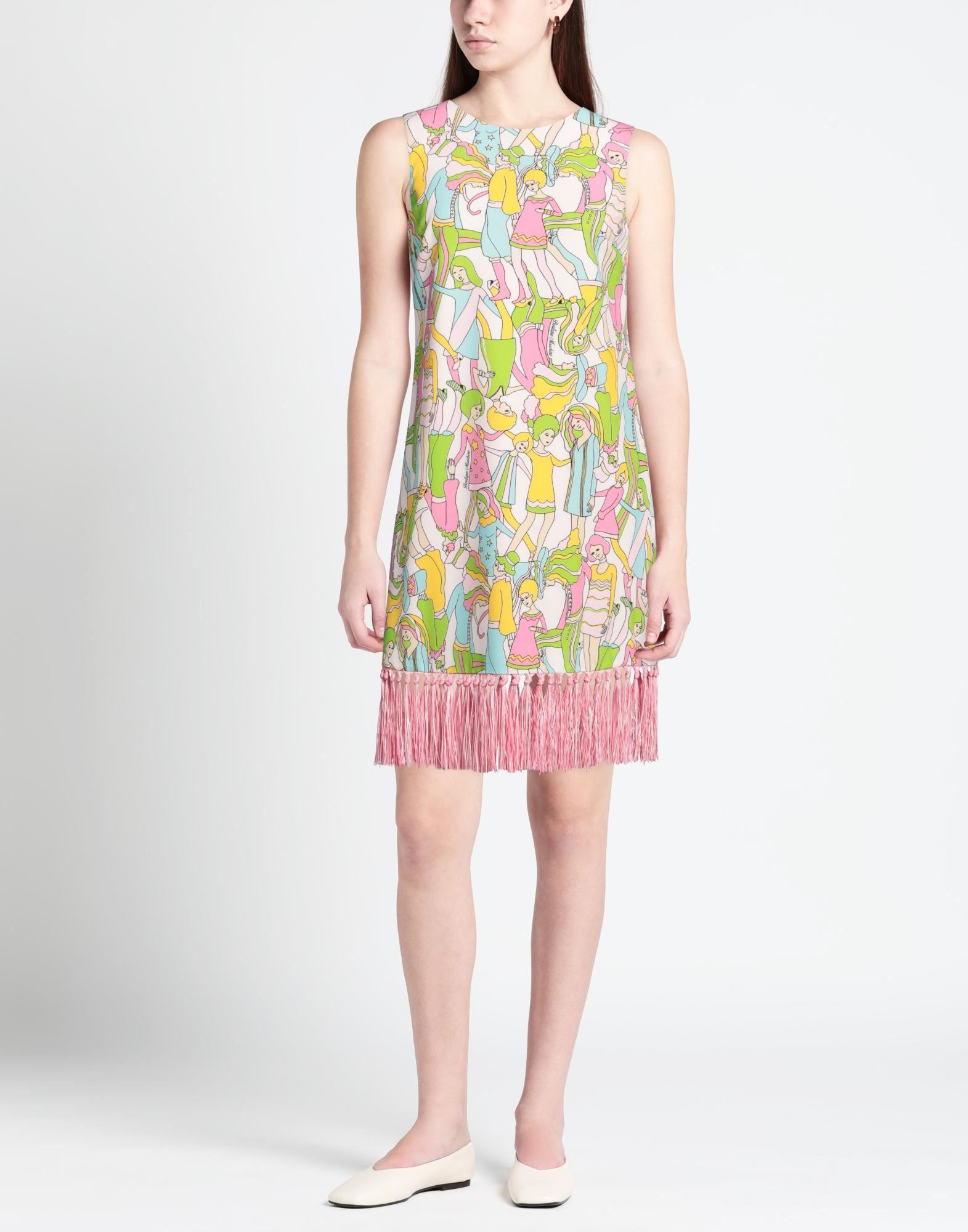 Boutique Moschino floral-print midi dress - White