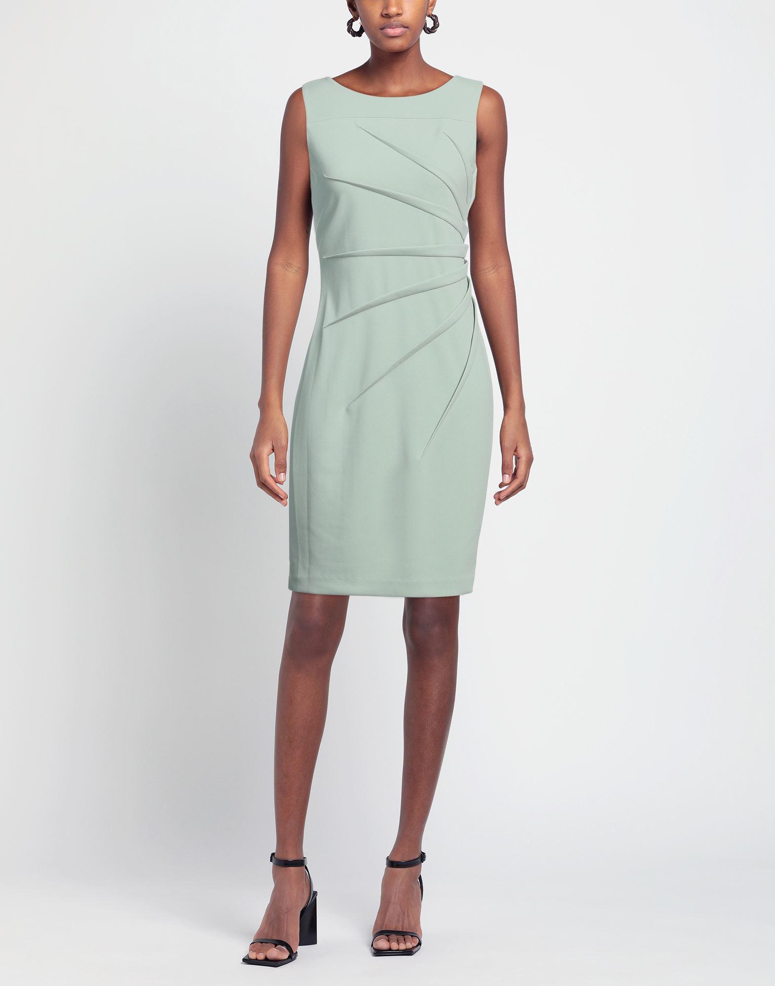 Calvin Klein Short Dress in Green | Lyst