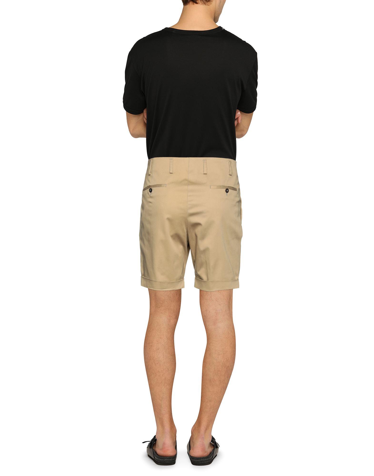 Natural for Men Brian Dales Cotton Shorts & Bermuda Shorts in Sand Mens Clothing Shorts Bermuda shorts 