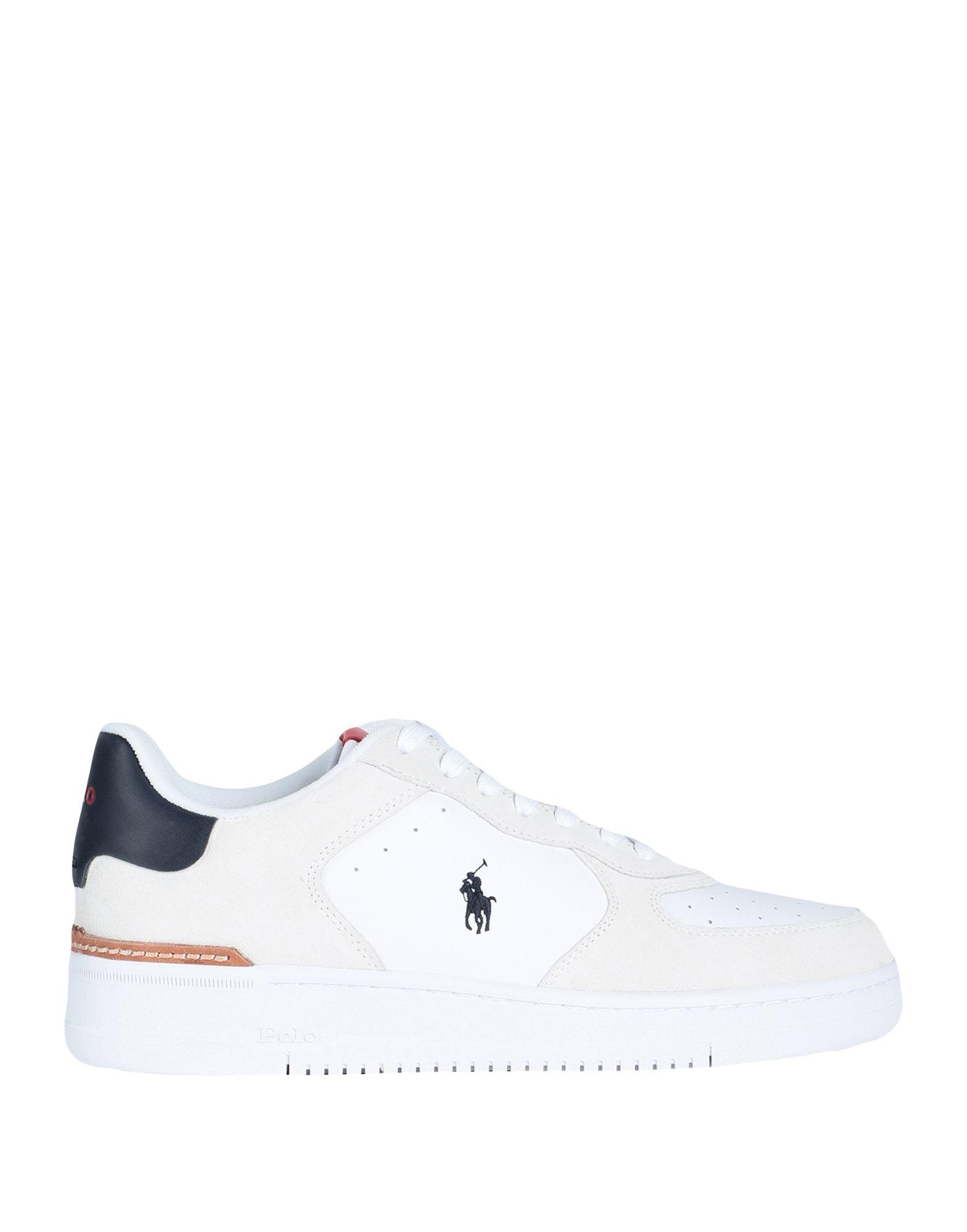 ralph lauren white trainers womens