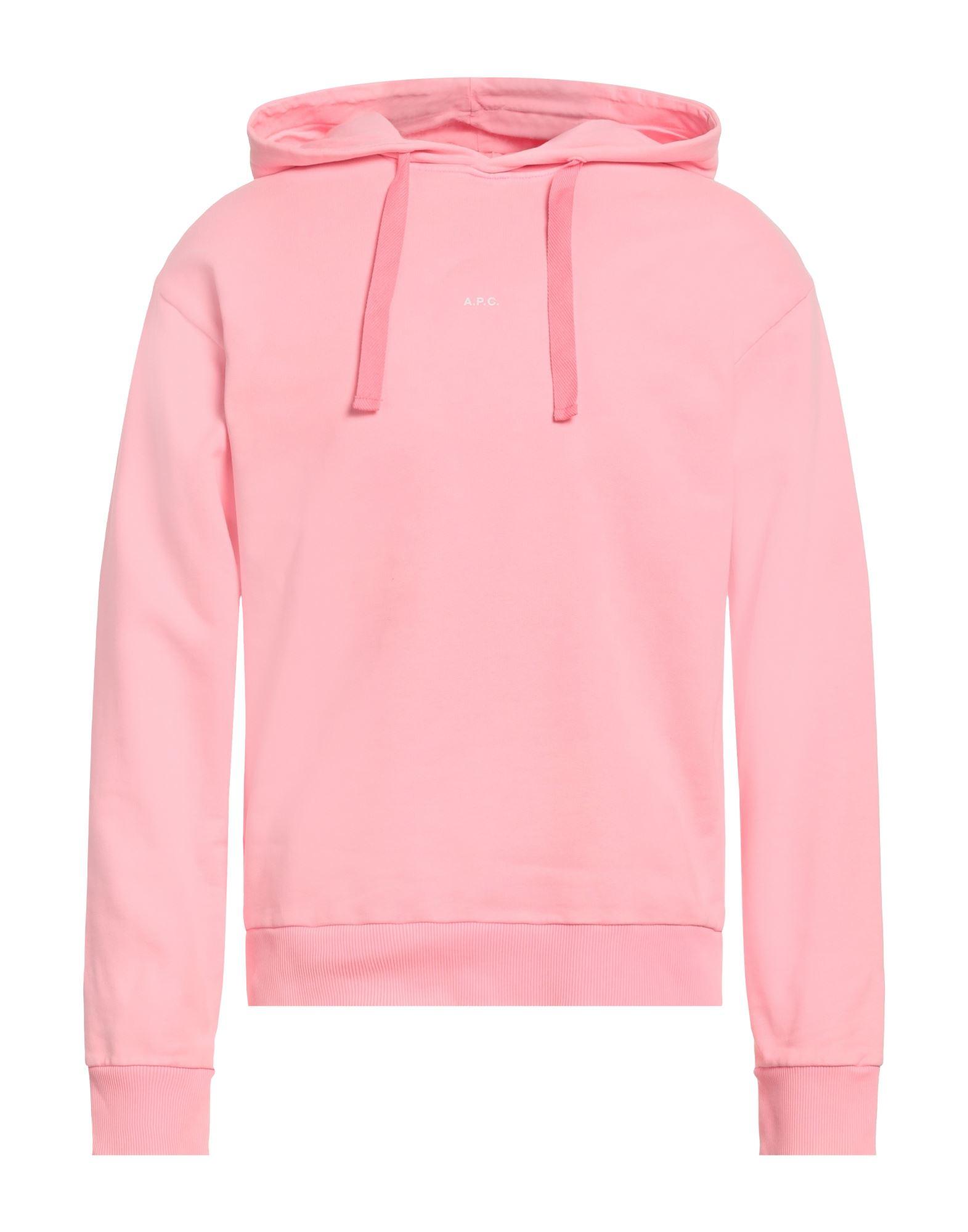 Apc pink hoodie new arrivals