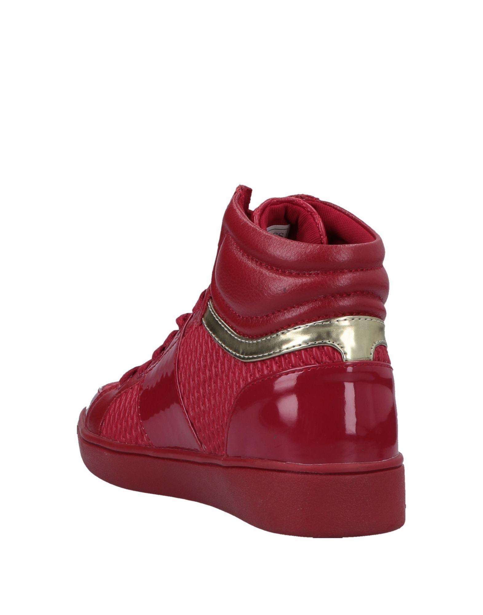 guess red high tops