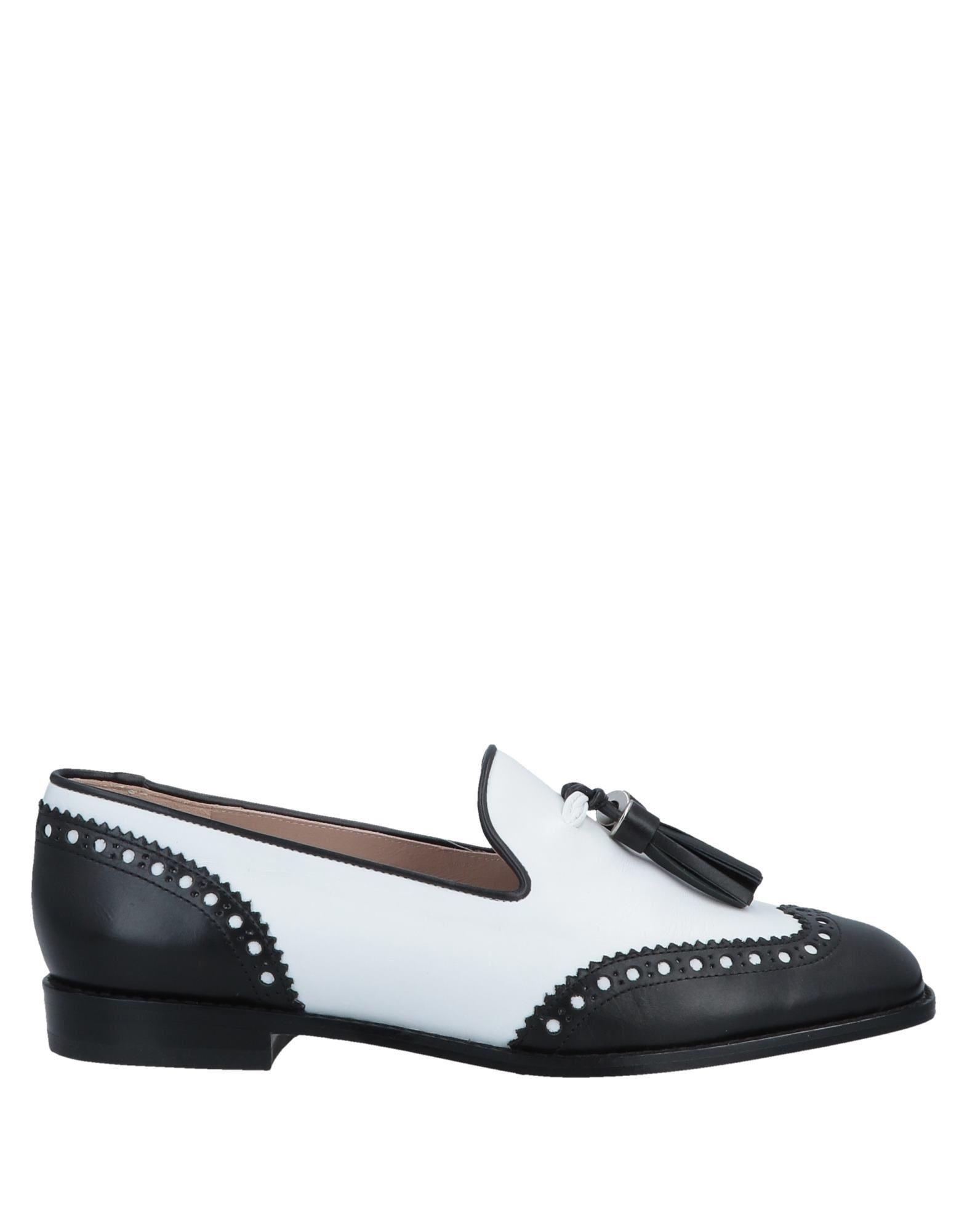 Stuart Weitzman Leather Loafer in White - Lyst
