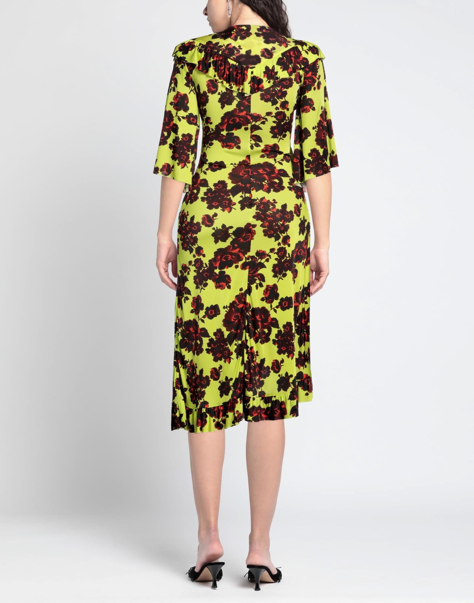 green emerald velvet dress Vetements Racing Tank Top' Dress