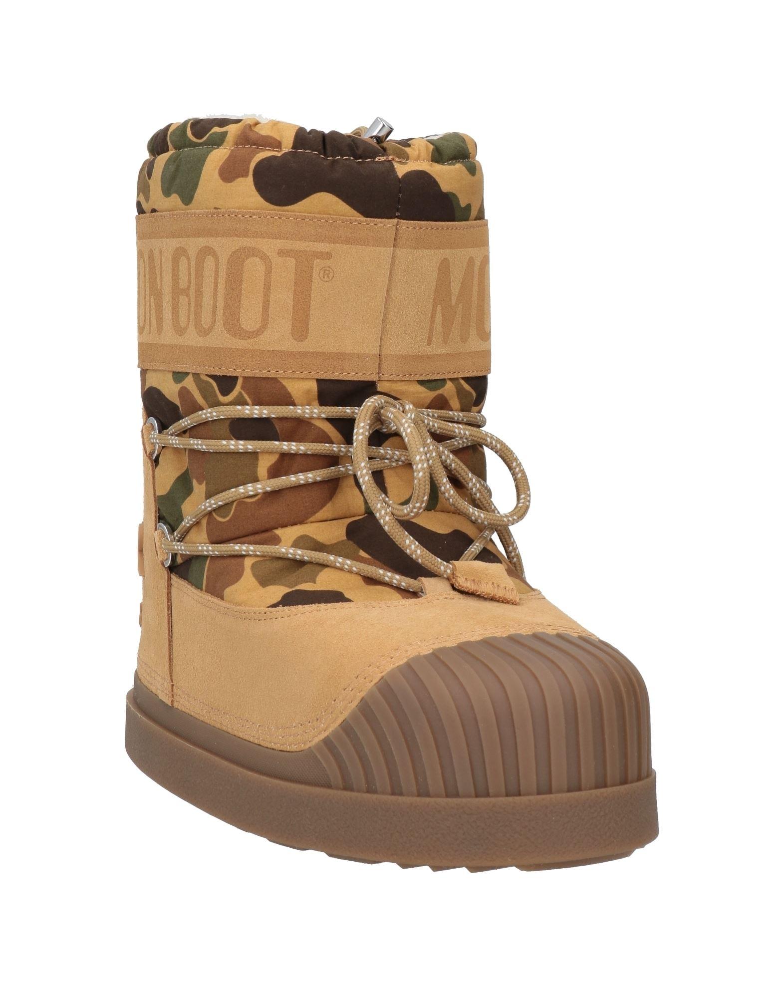 Palm Angels x Moon Boot Camel Ankle Boots Textile Fibers Leather in Natural for Men Lyst UK