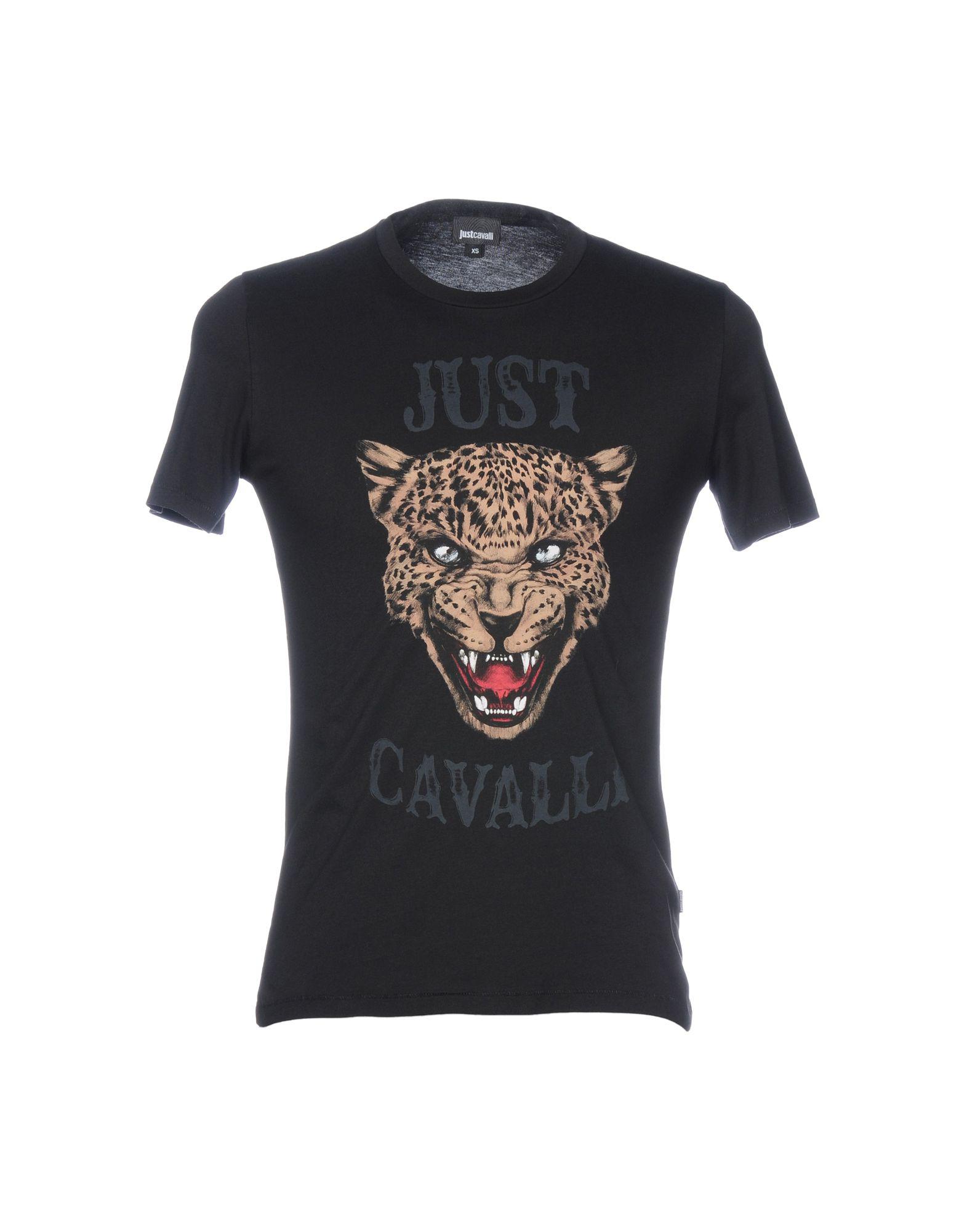 Just Cavalli T-shirt in Black for Men - Lyst