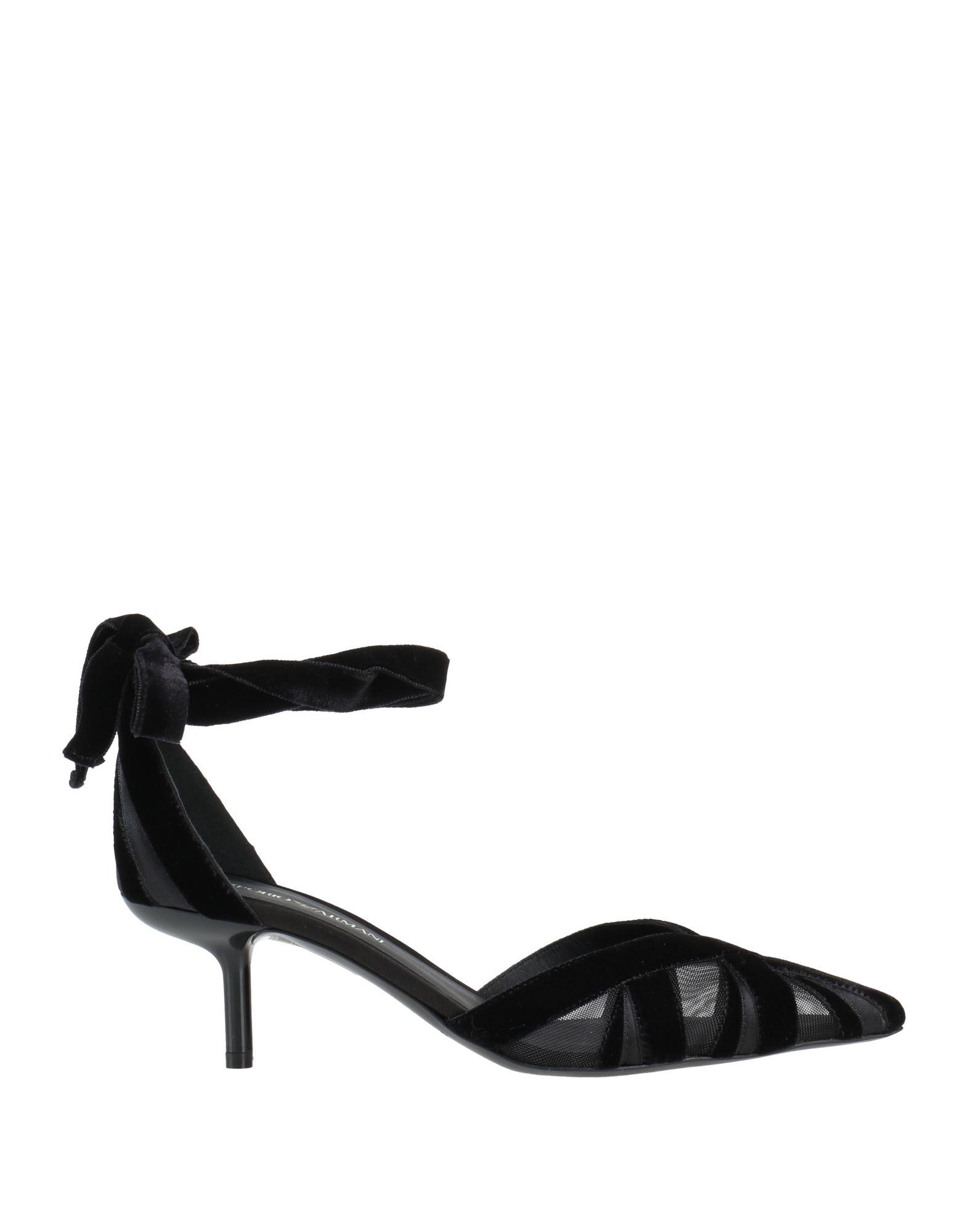 Emporio Armani Pumps Textile Fibers in Black Lyst UK