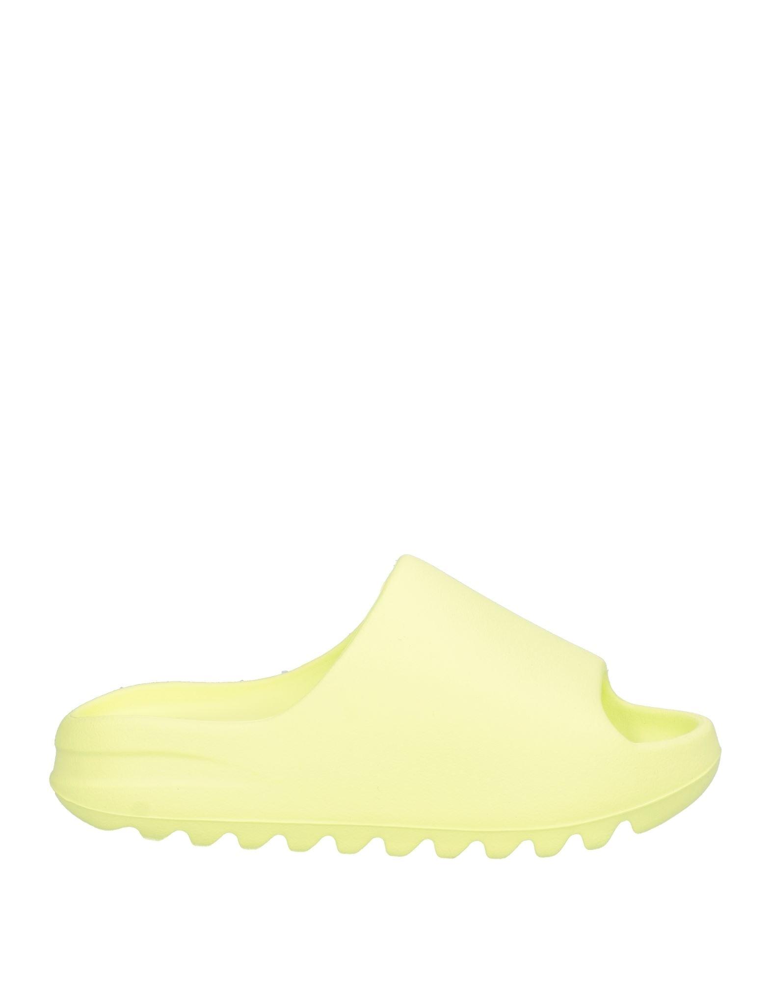 yellow yeezy slides