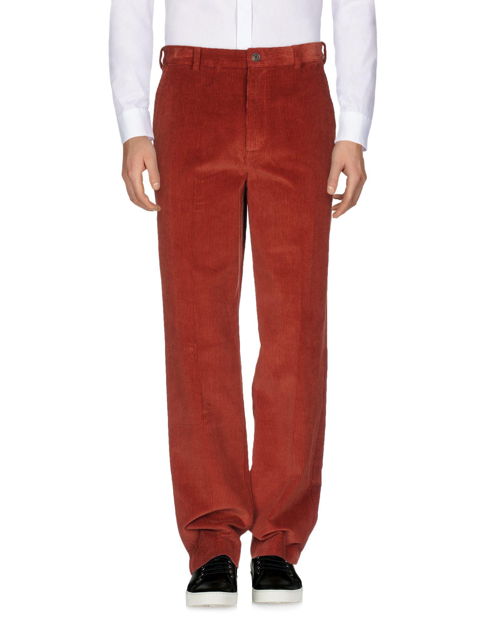 Brooks Brothers Corduroy Casual Pants in Rust (Red) for Men - Lyst