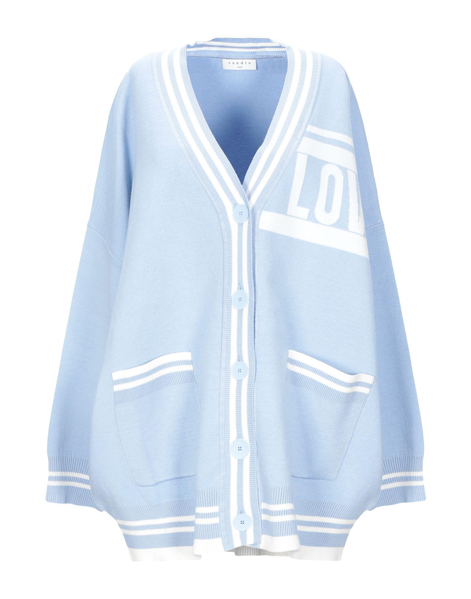 Sandro Cardigan in Blue | Lyst