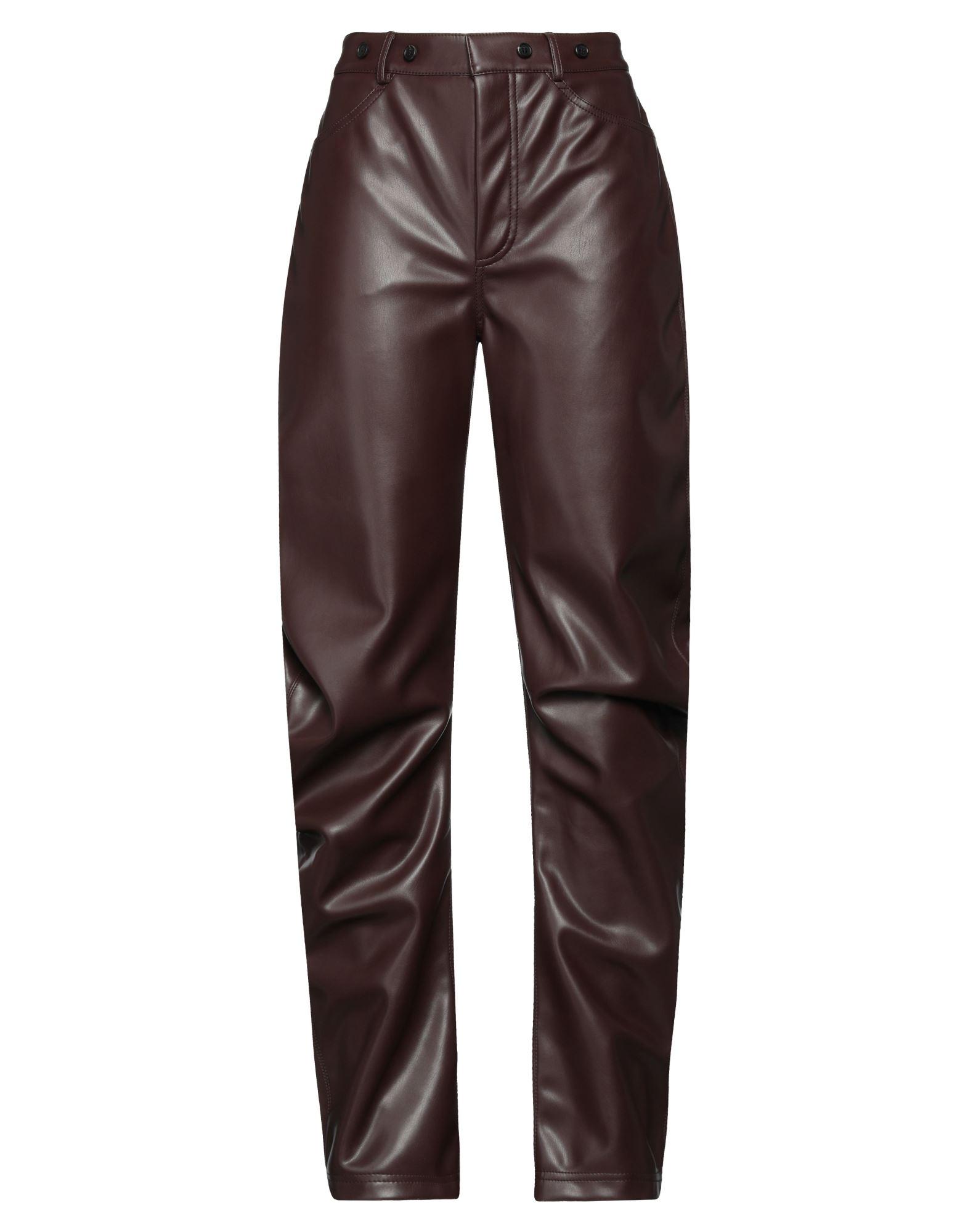 パンツ PHILOSOPHY DI LORENZO SERAFINI Woman Pants Brown 03070727 Philosophy Di Lorenzo Serafini high-waist wide-leg Trousers