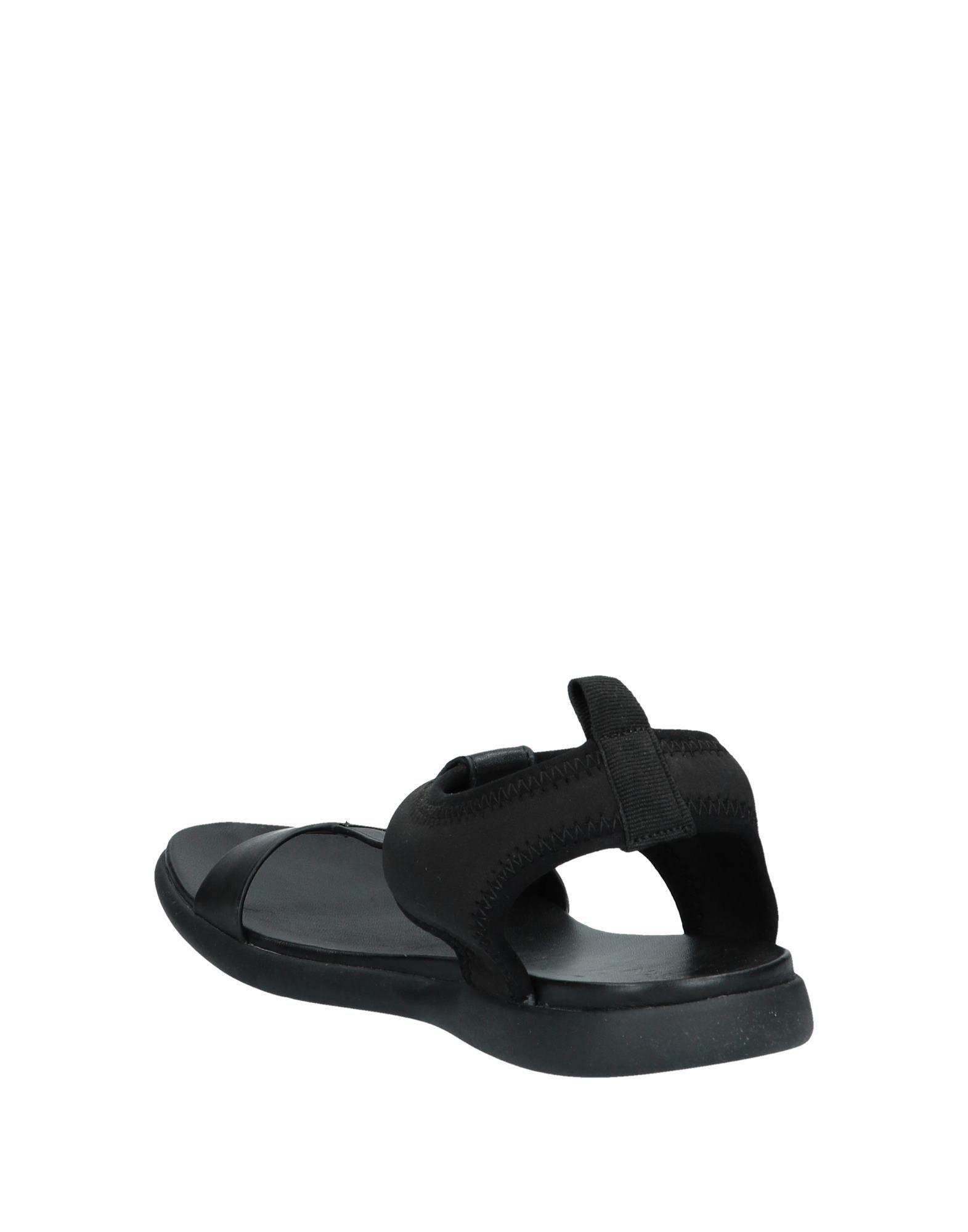 DKNY Leather Sandals in Black - Lyst