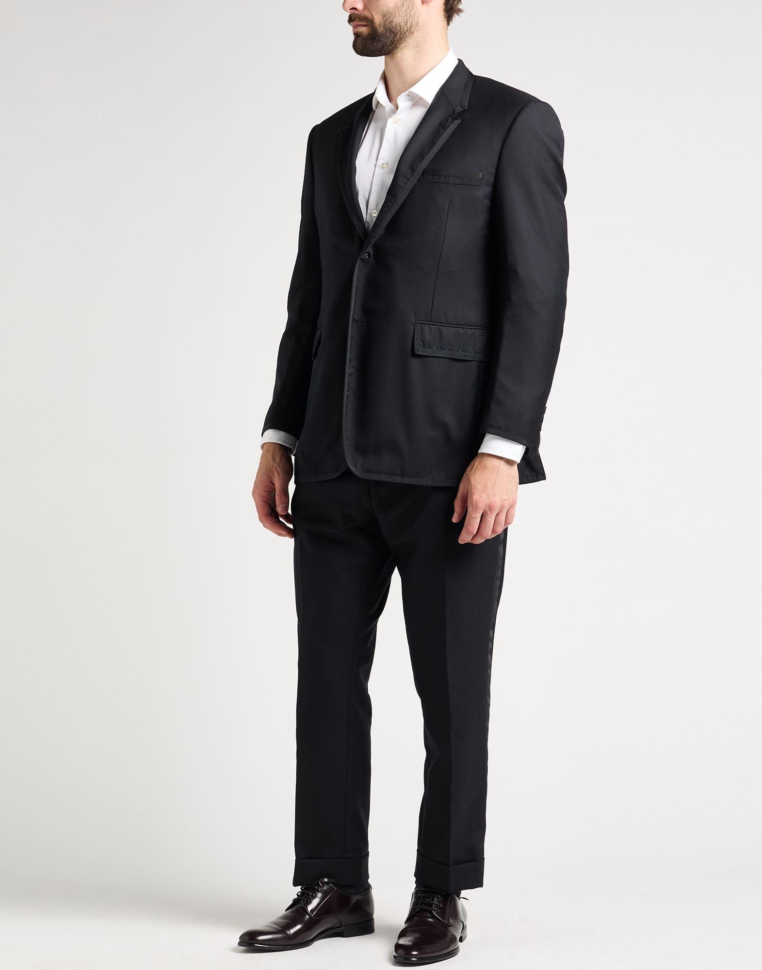 Thom Browne Suit Wool, Polyester in Black for Men Lyst UK