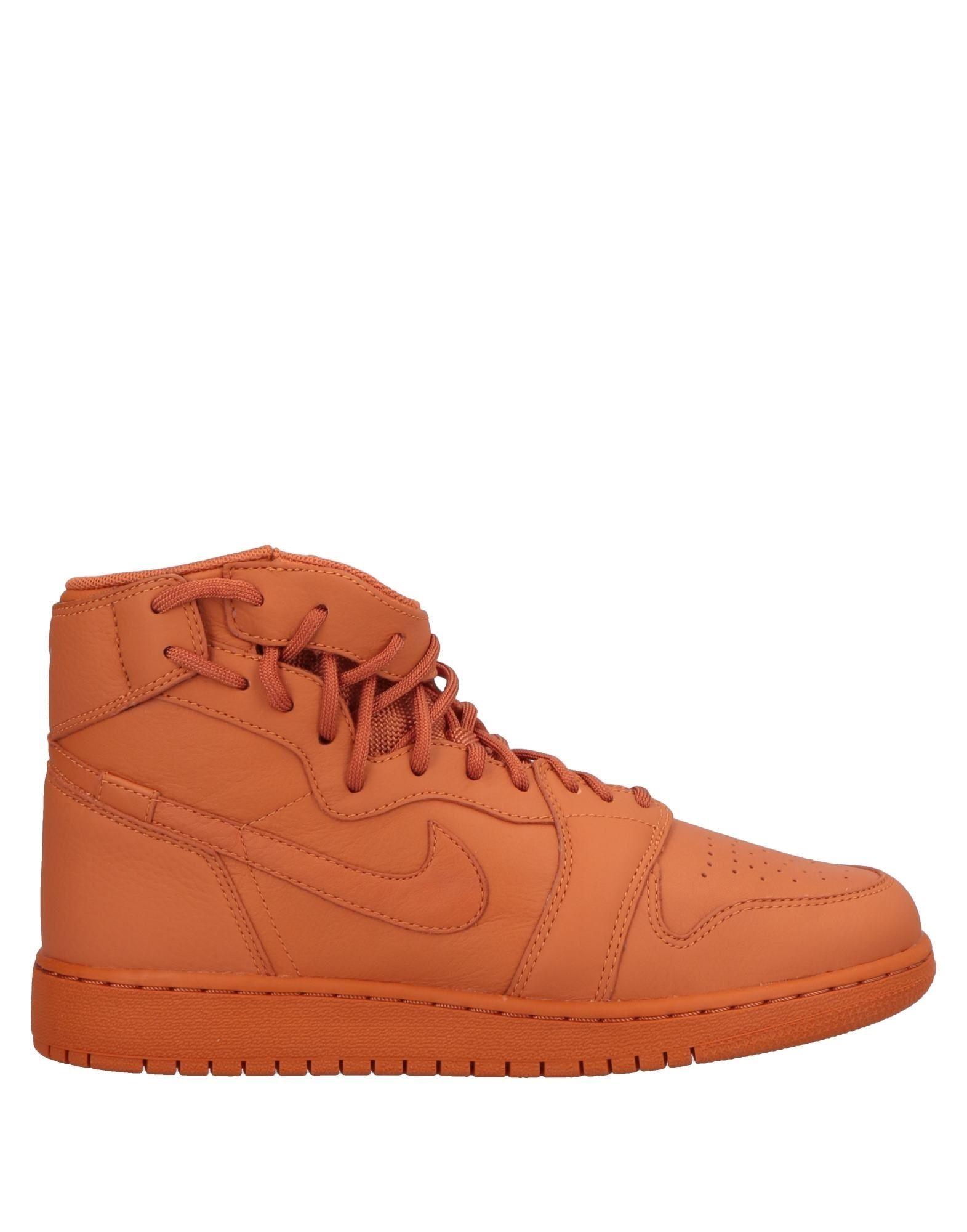 nike orange high top sneakers
