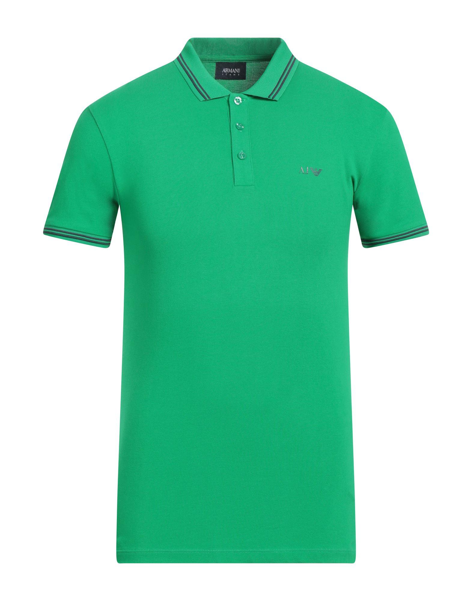 Armani Jeans Polo Shirt in Green for Men | Lyst UK