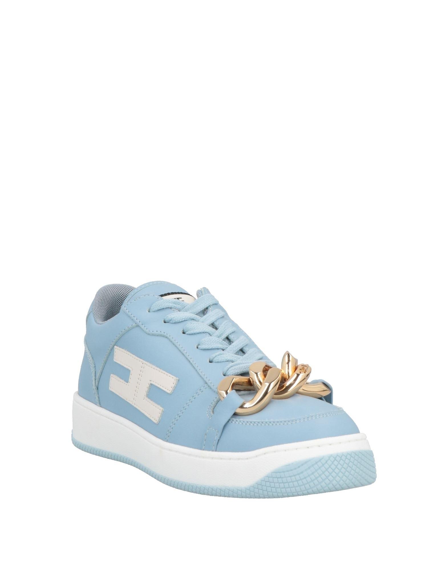 スニーカー ELISABETTA FRANCHI Woman Sneakers Gnawed Blue SA51G D07 Elisabetta Franchi Sneakers for Women | Online Sale up to 55