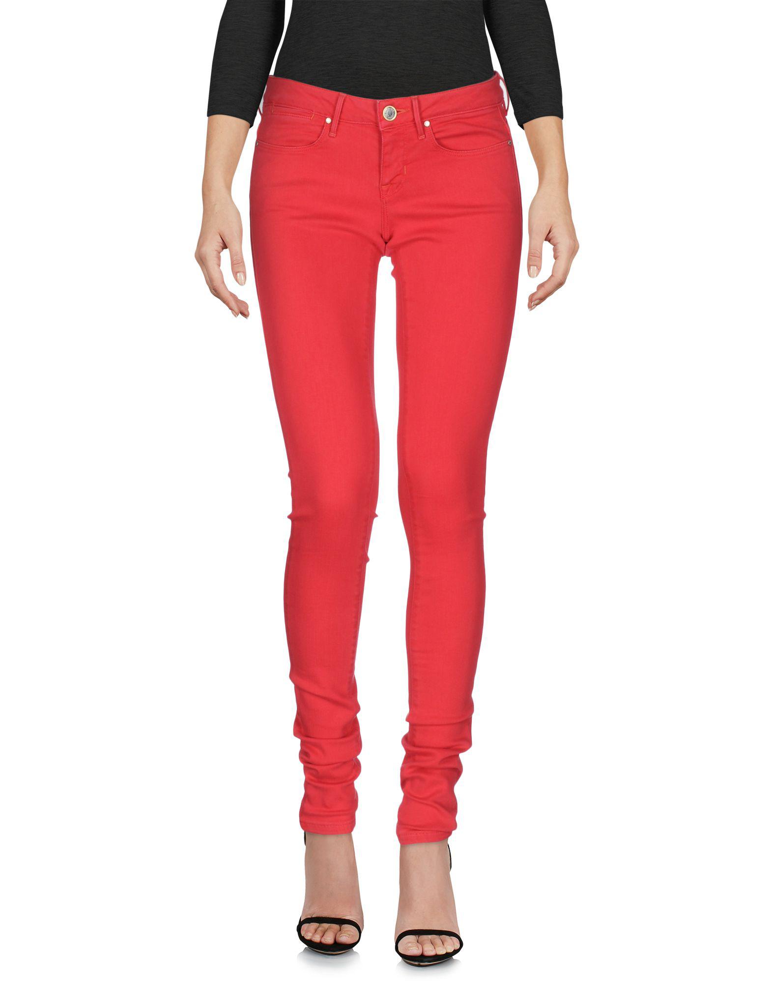 guess jeans red