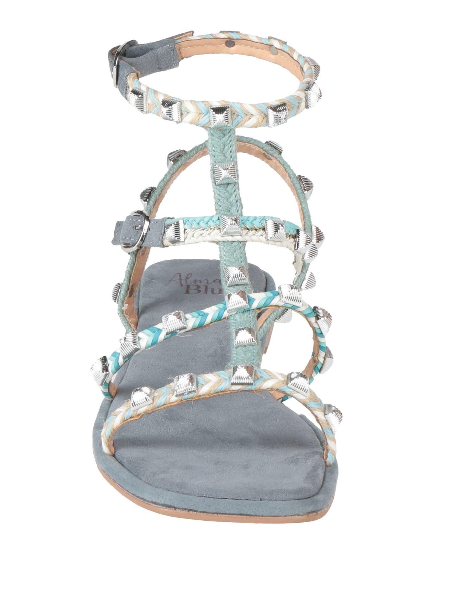Sky blue flat sandals shop