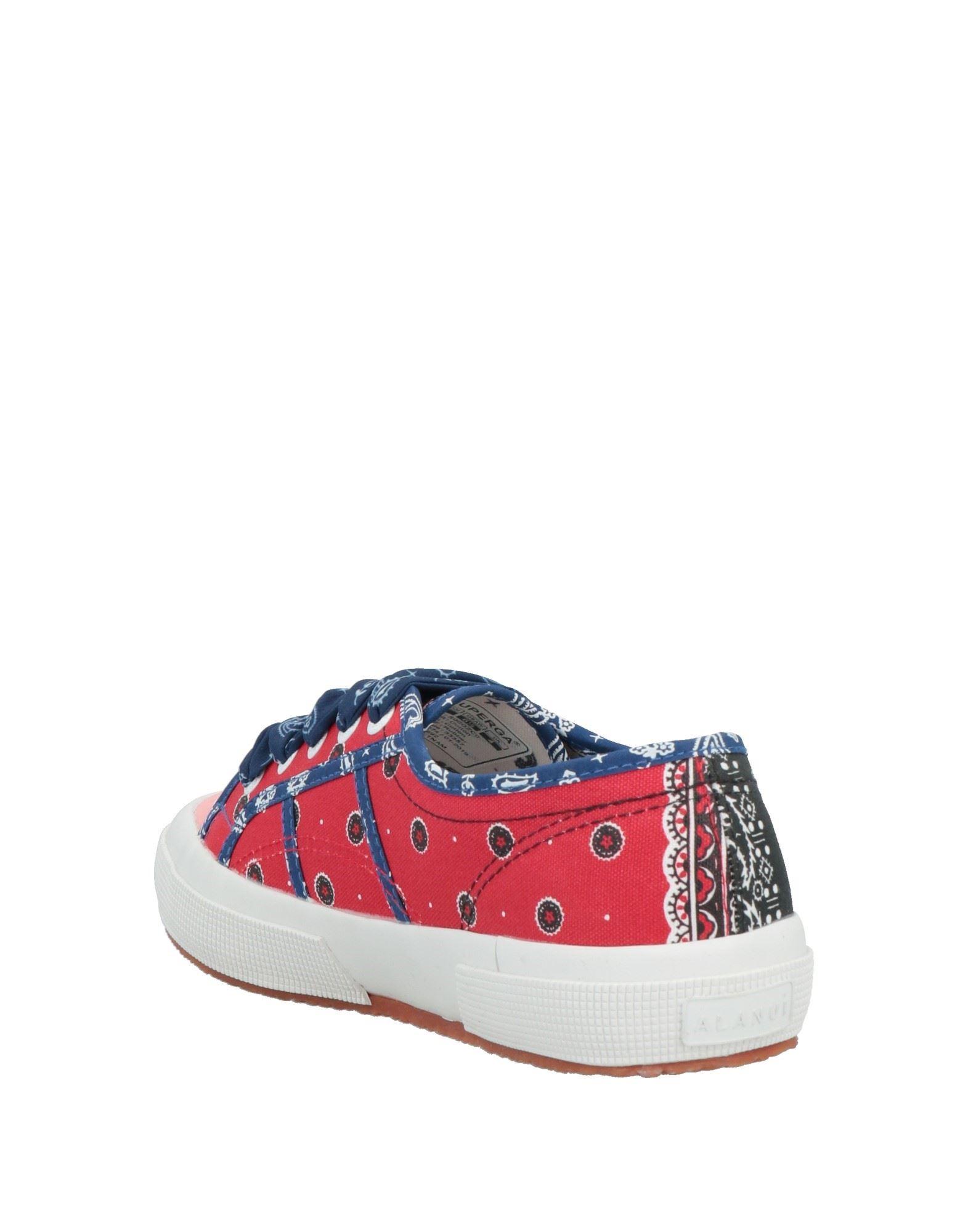 Superga x Alanui Canvas Sneakers in Red | Lyst