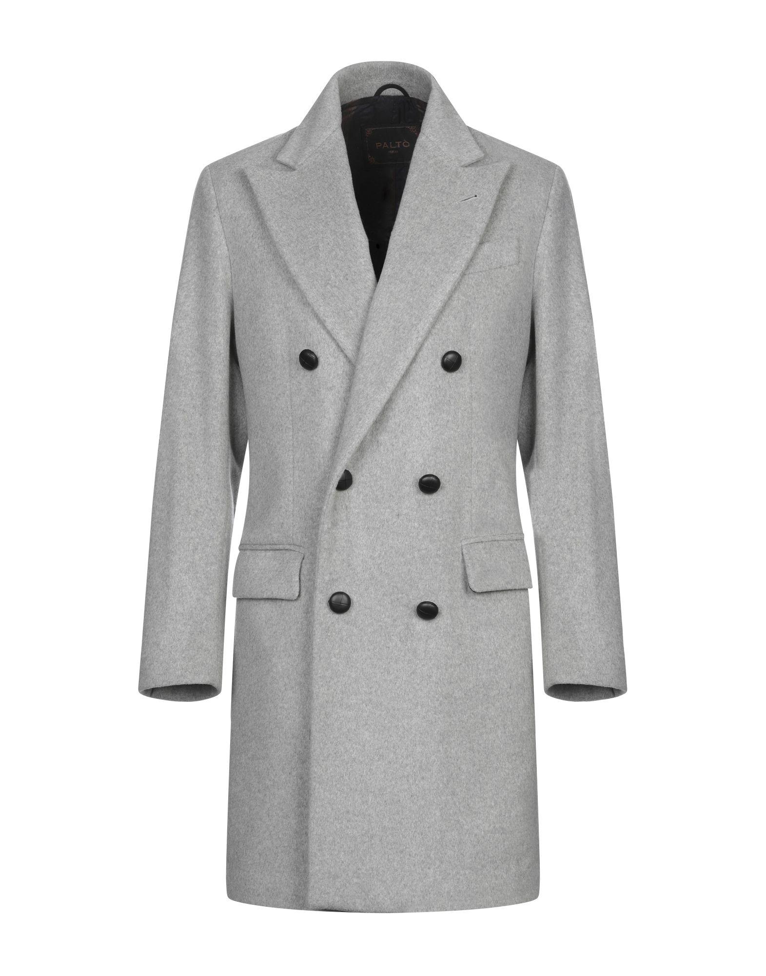 Paltò Wool Coat in Light Grey (Gray) for Men - Lyst