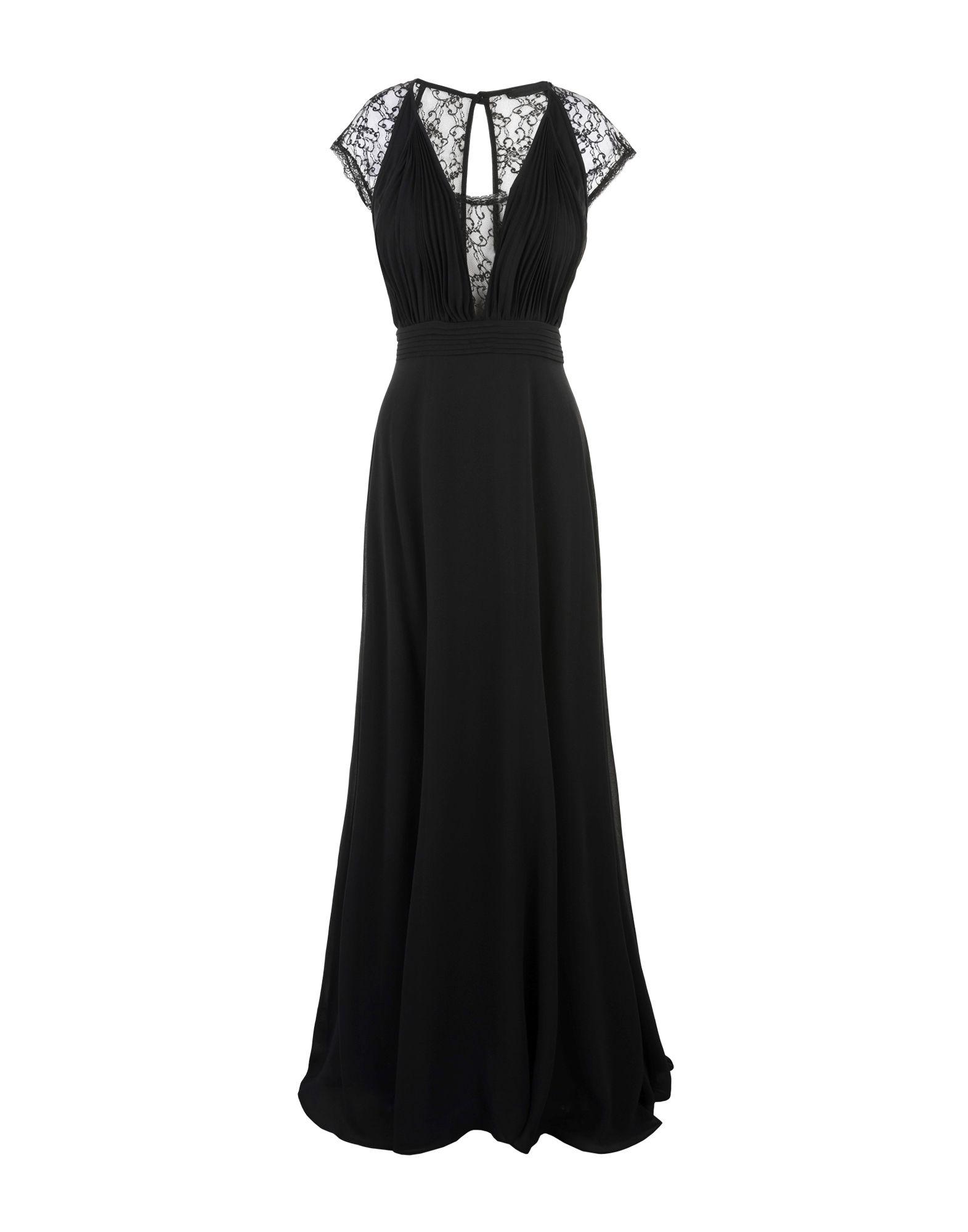 Marella Lace Long Dress in Black - Lyst