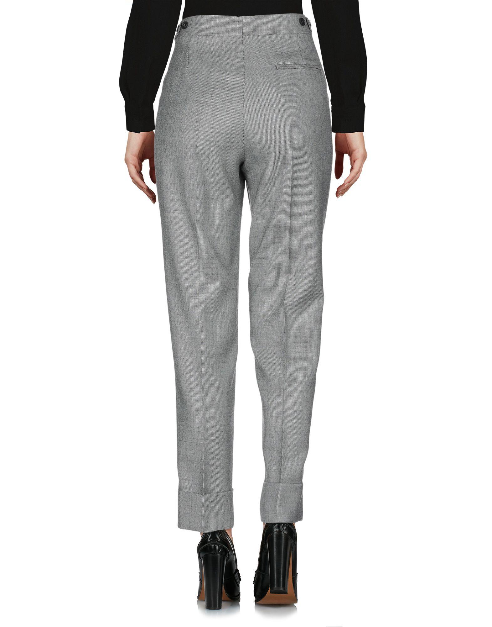 PT01 Flannel Casual Pants in Grey (Gray) Lyst