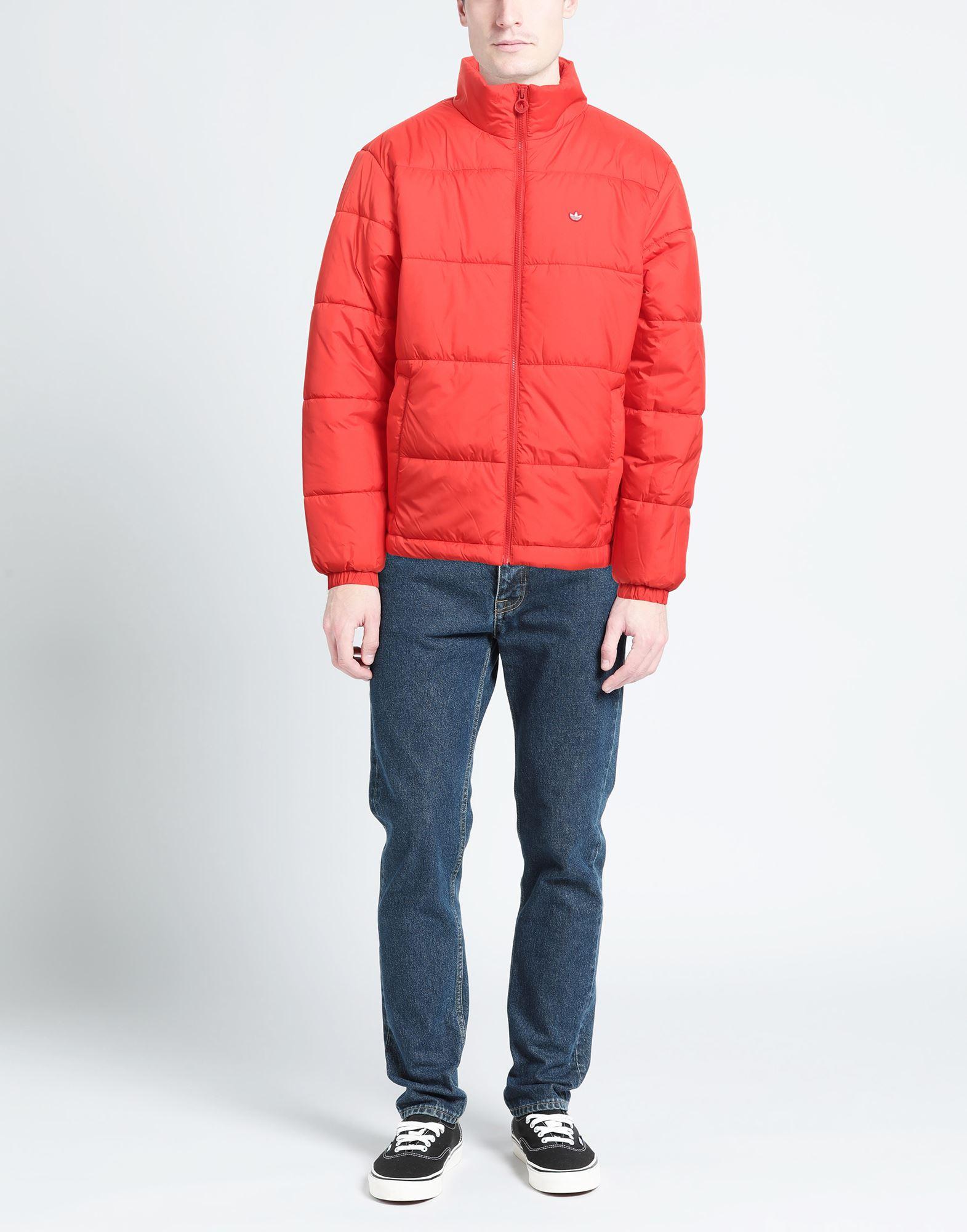 adidas Originals Down Jacket in Red for Men | Lyst