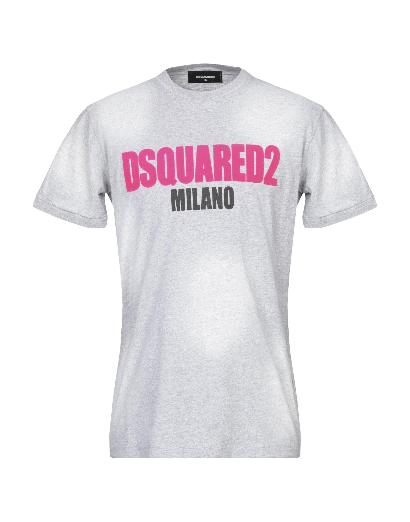DSquared² Cotton T-shirt in Light Grey (Gray) for Men - Save 40% - Lyst
