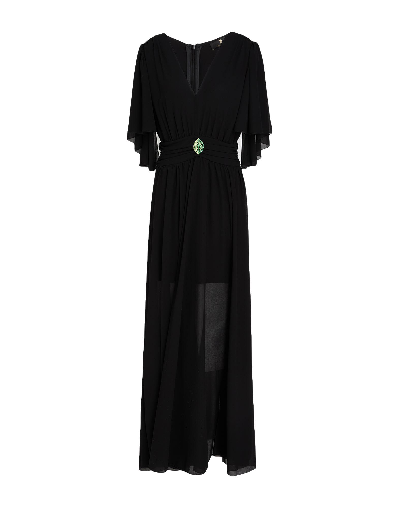 knee length dresses for ladies Fracomina, Abito Lungo a Portafoglio con Inserti Pizzo Rosa – Formicashop