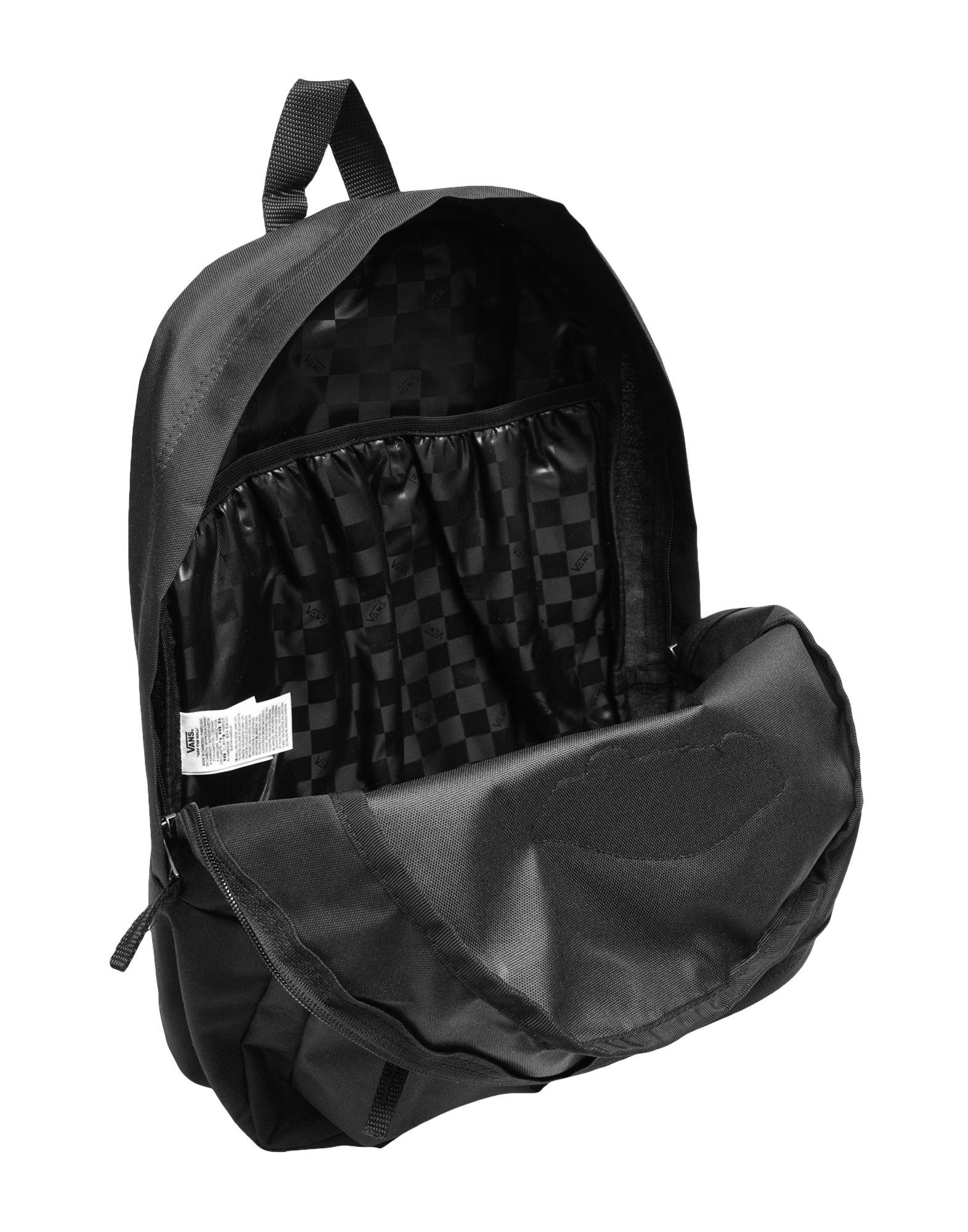 all black vans backpack