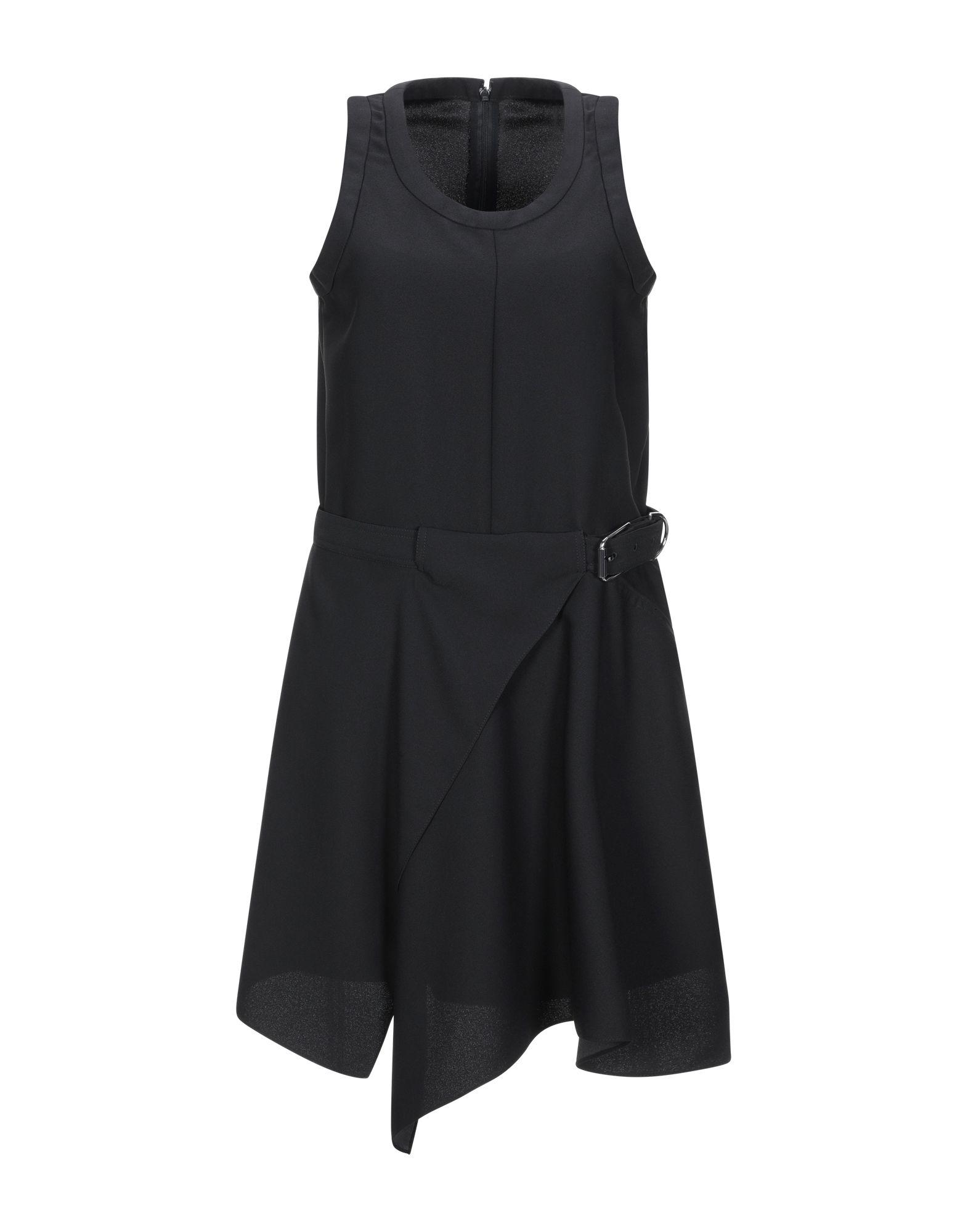 knee length dresses for ladies Carven Long Sleeve Mini Dress Paneled Snake Print Crepe Size 36