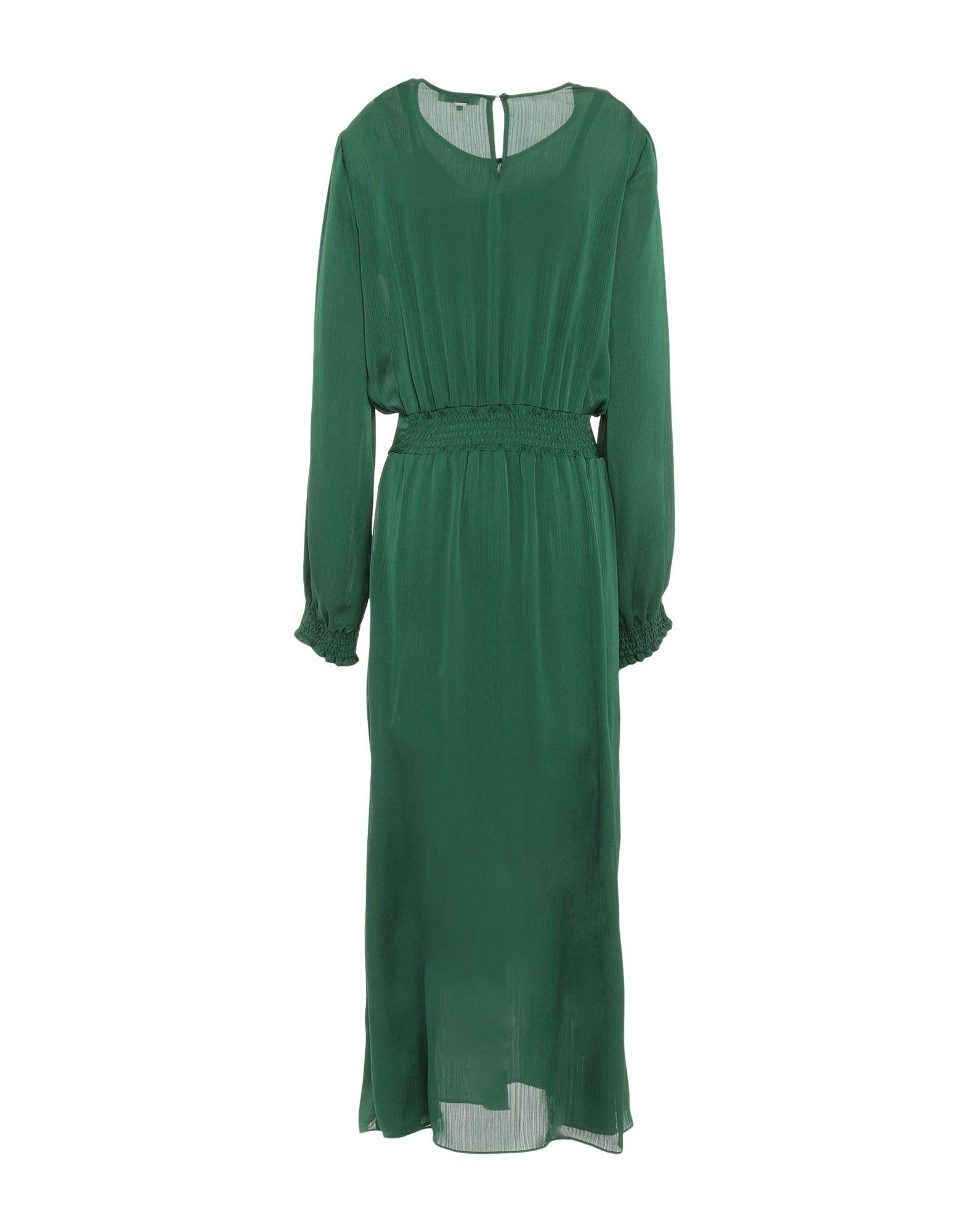 Lyst - Silvian Heach Long Dress in Green