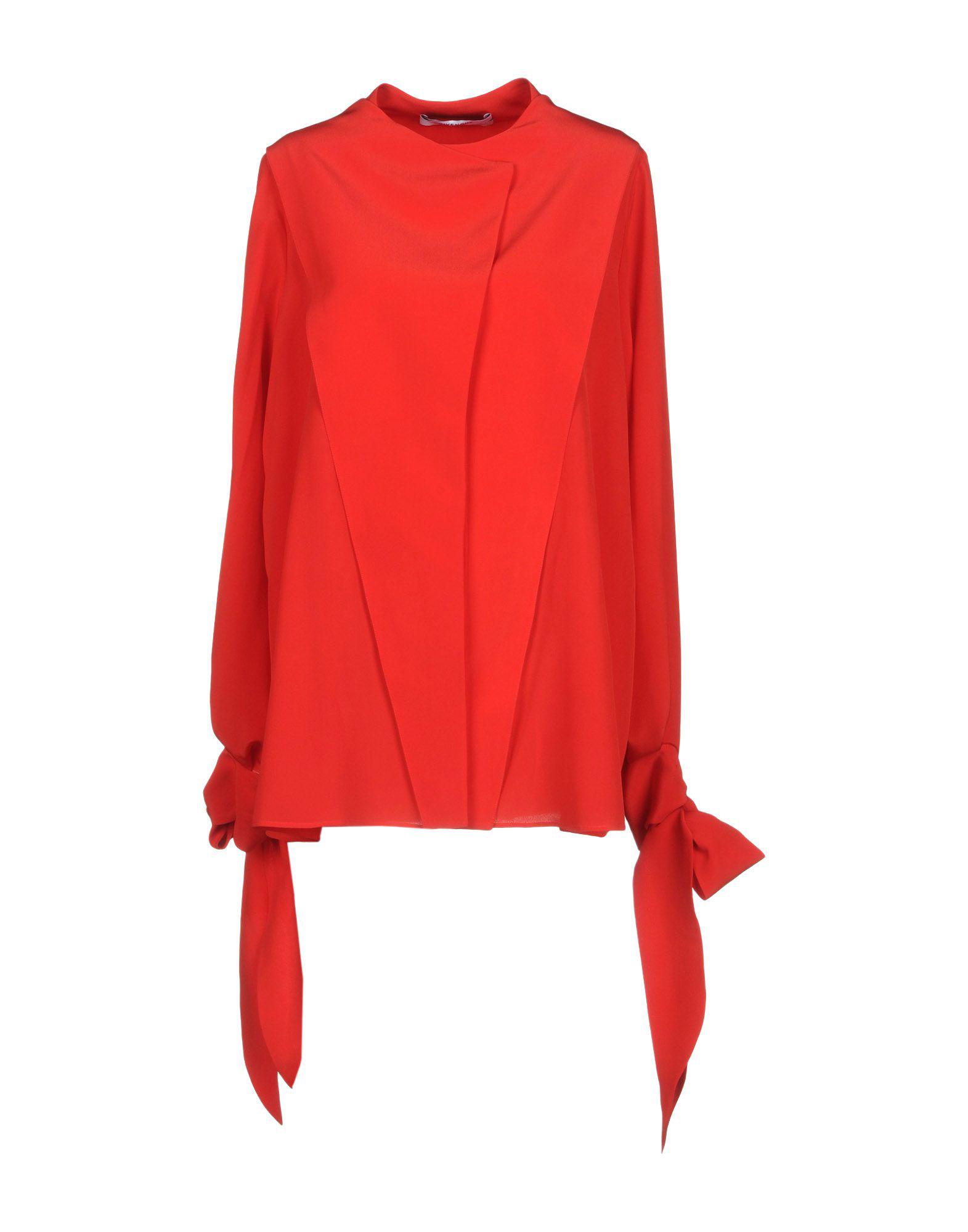 Givenchy Silk Shirt in Red - Save 20% - Lyst