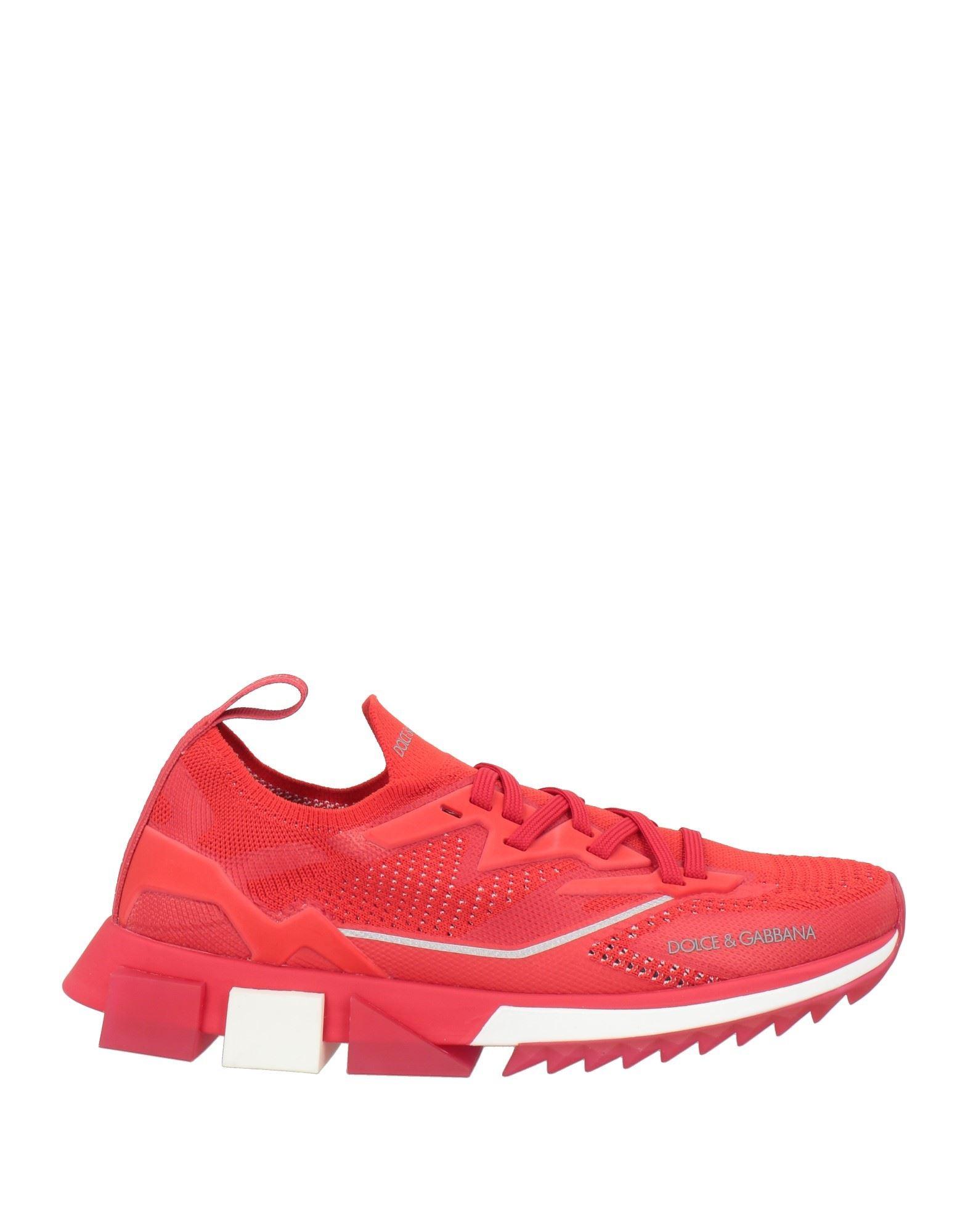 Sneakers Rosso Dolce Gabbana da uomo Lyst