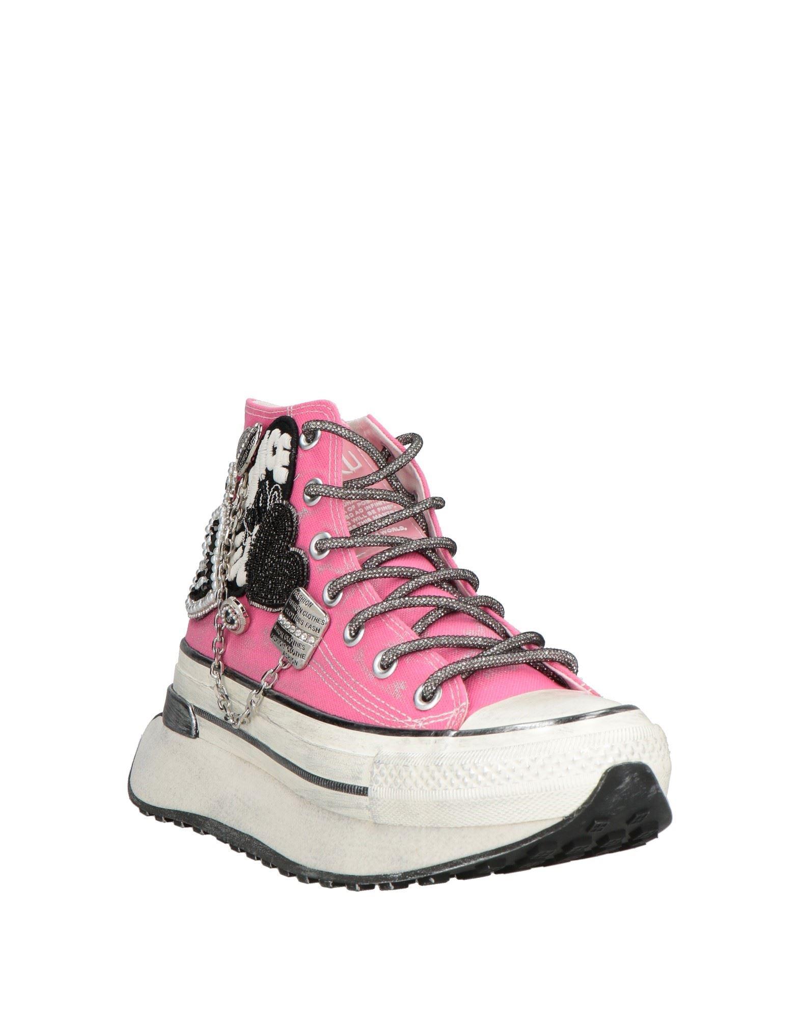 Yoox Womens Pink Nike Dress Nan-Ku Couture Fuchsia Sneakers