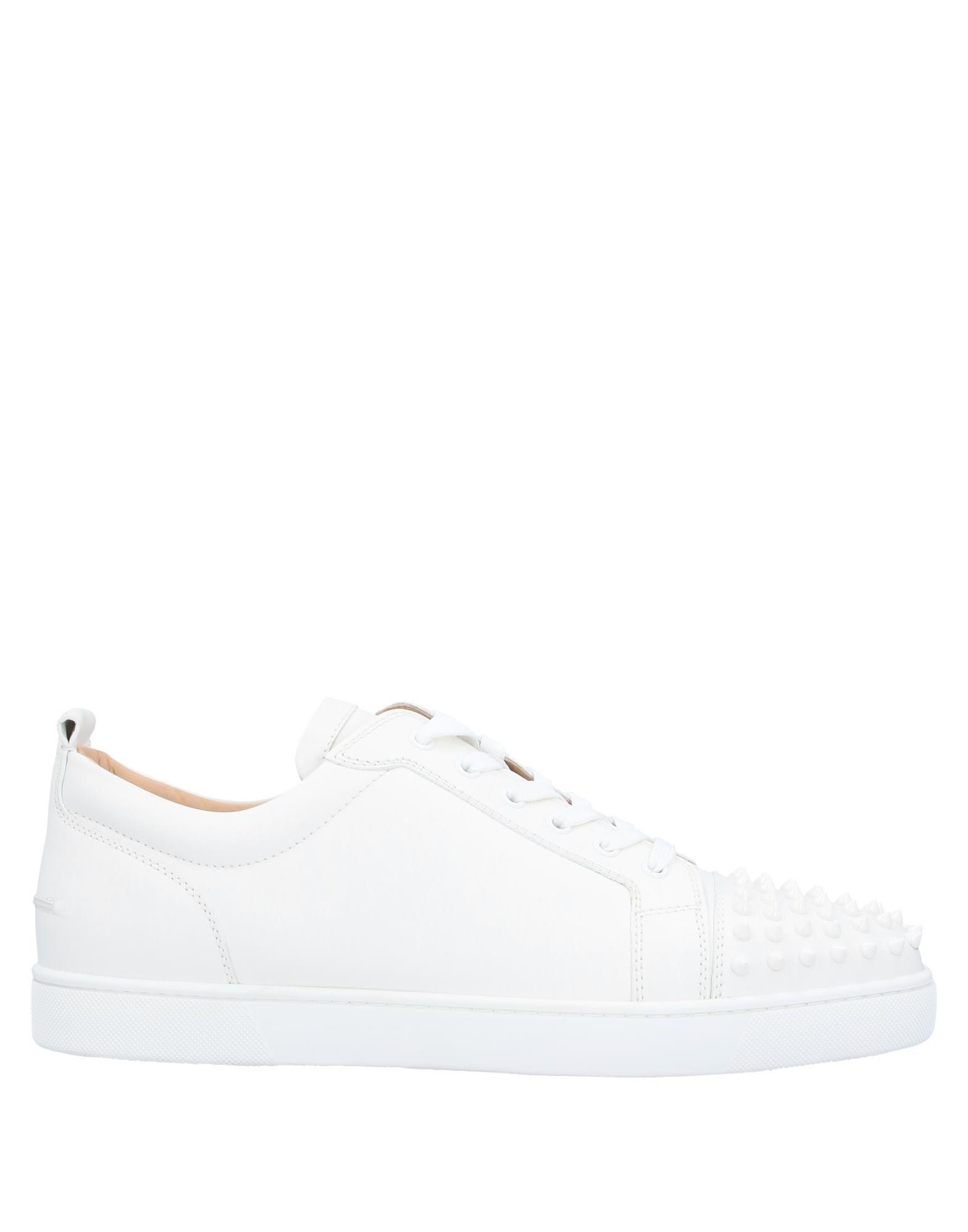 Christian Louboutin Leather Louis Spike-embellished Trainers in White for  Men - Save 56% - Lyst